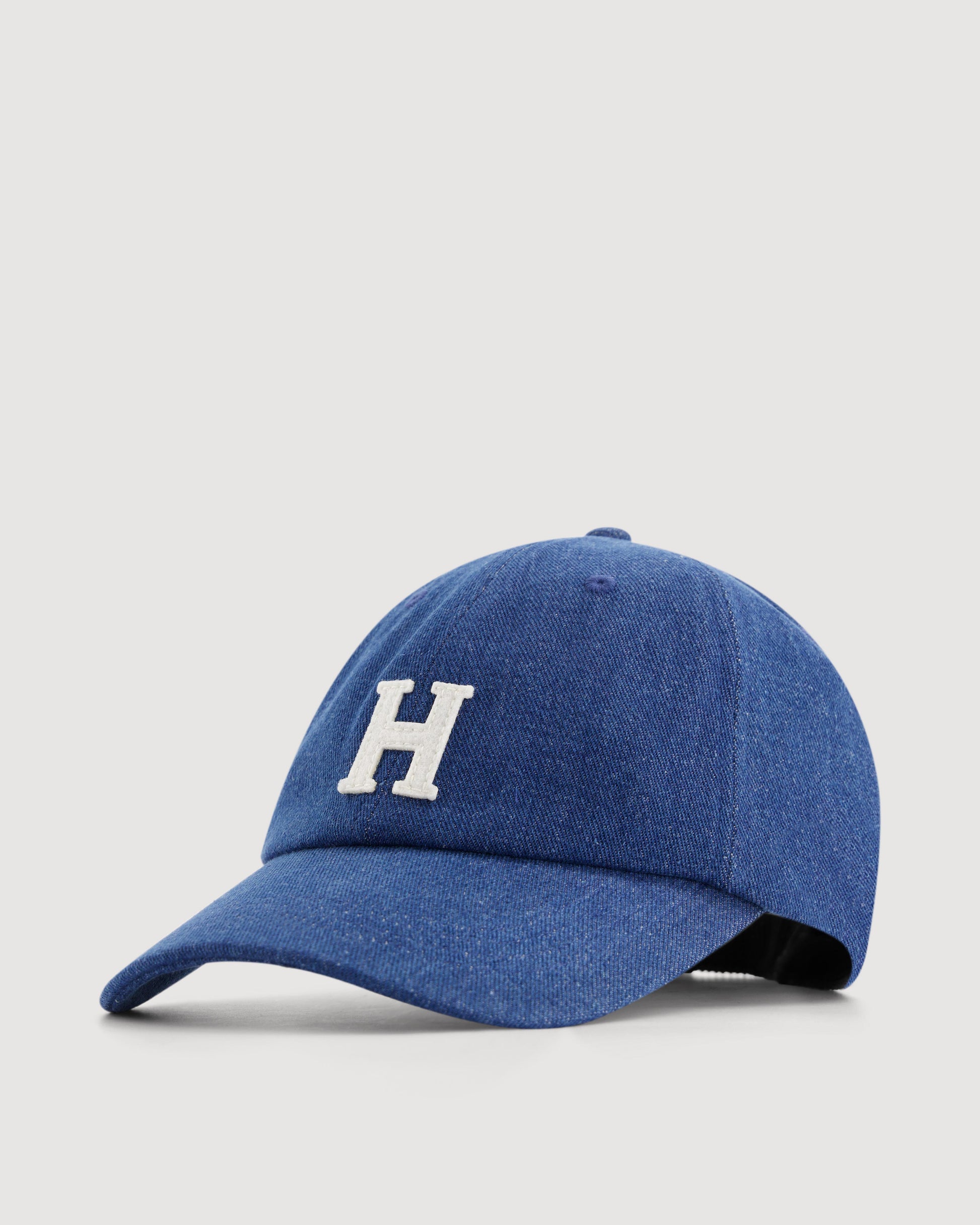 Casquette Femme en Denim Bleu Cap H