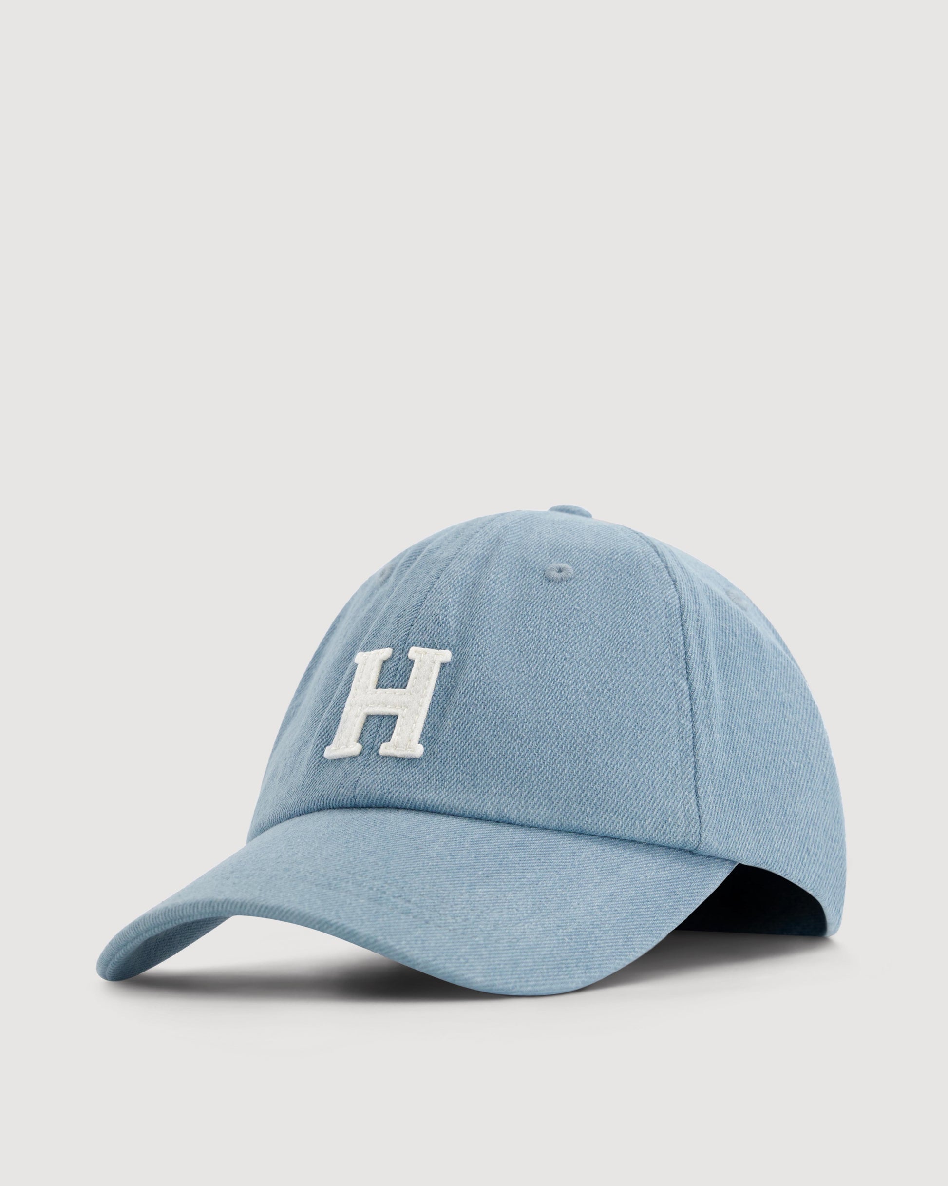 Casquette Femme en Denim Bleu Clair Cap H