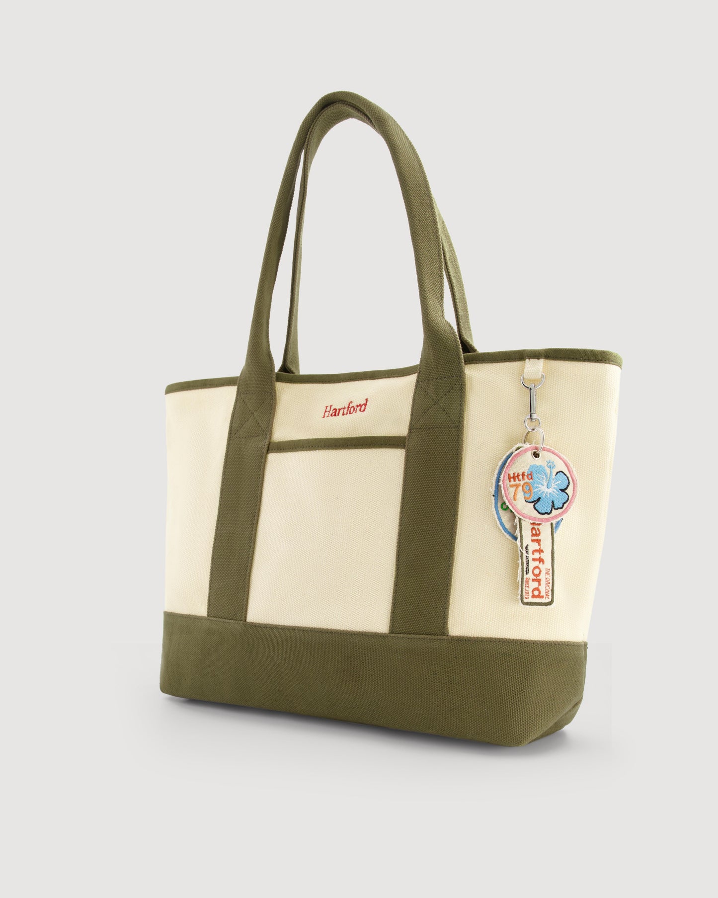 Sac Femme en Coton Vert Militaire Annabelle