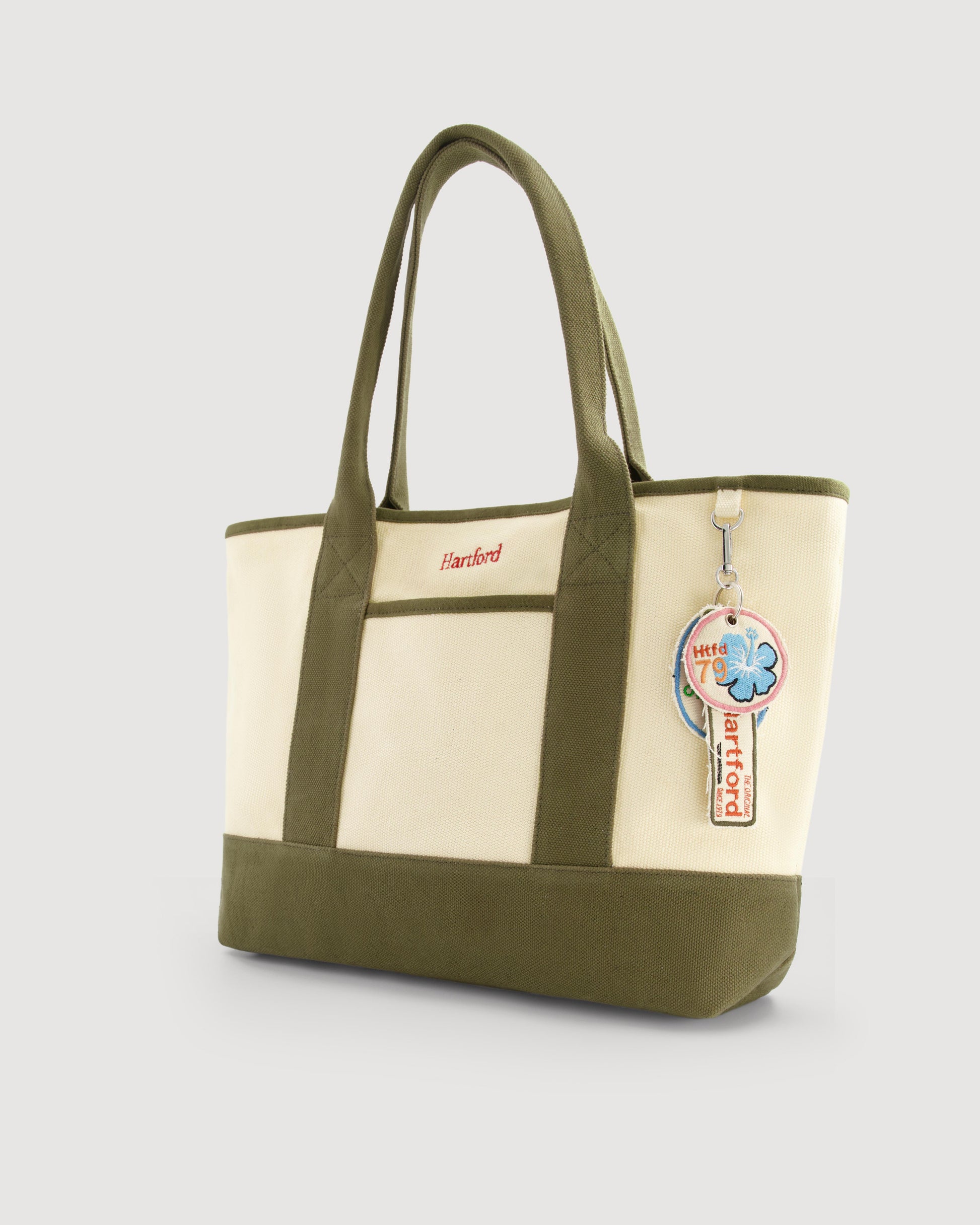 Sac Femme en Coton Vert Militaire Annabelle