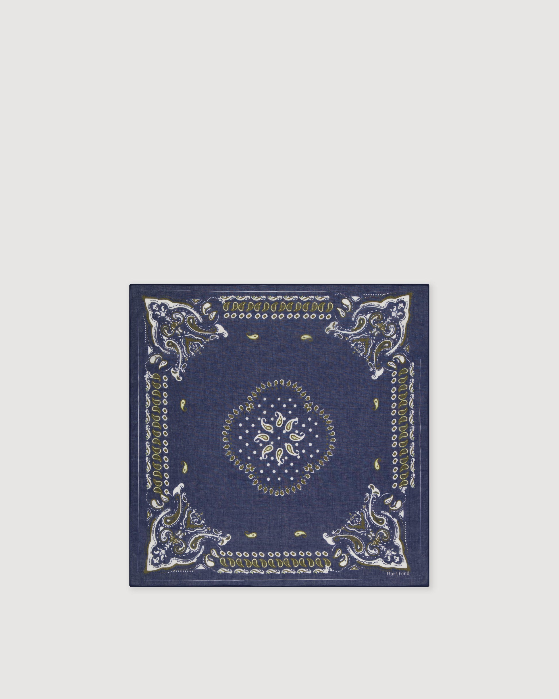 Bandana da uomo blu indaco Bandana Paisley BFC2412-01