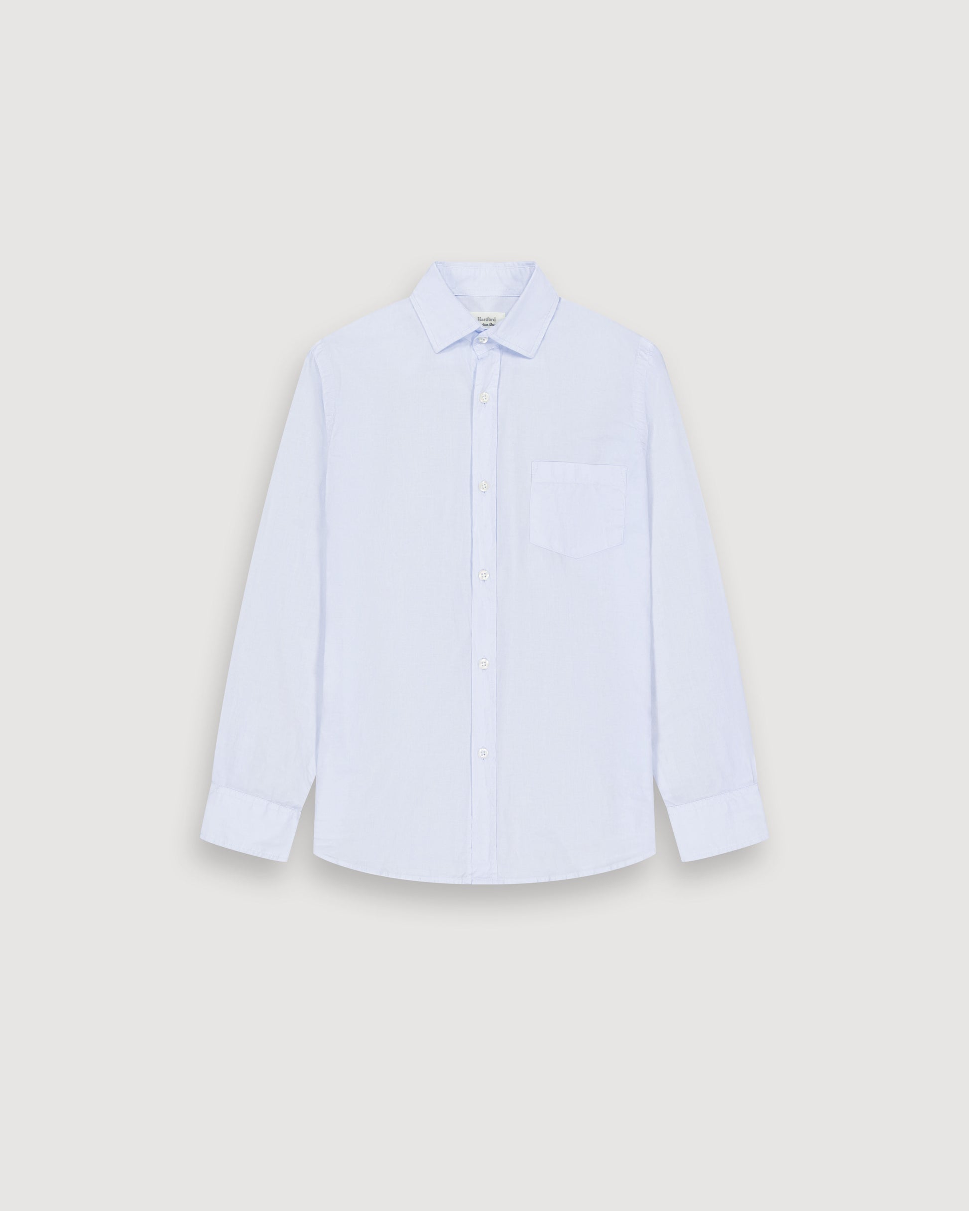 Chemise Garçon en Voile De Coton Bleu Ciel Paul BFCAA002-65