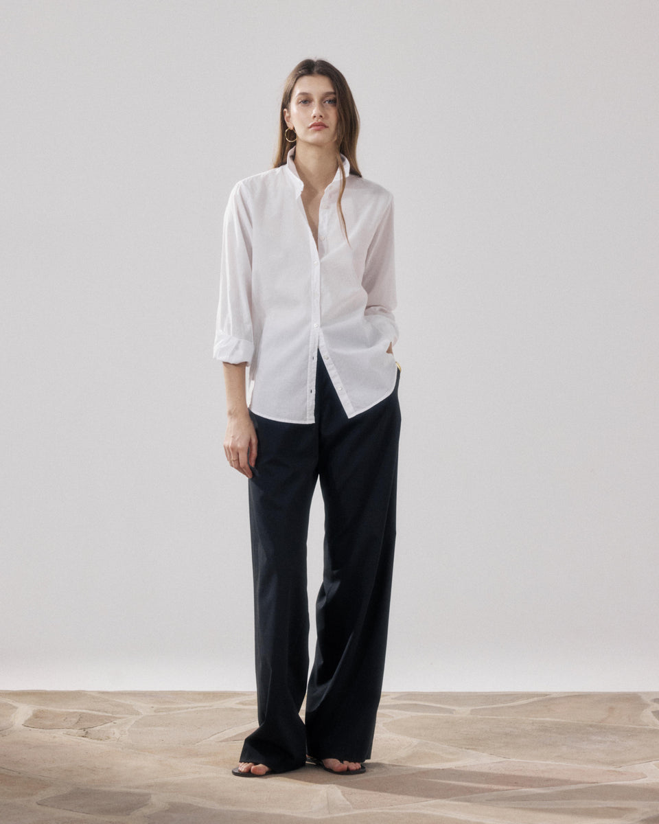 Camisa Mujer en Algodón Blanco Corazon - Image alternative