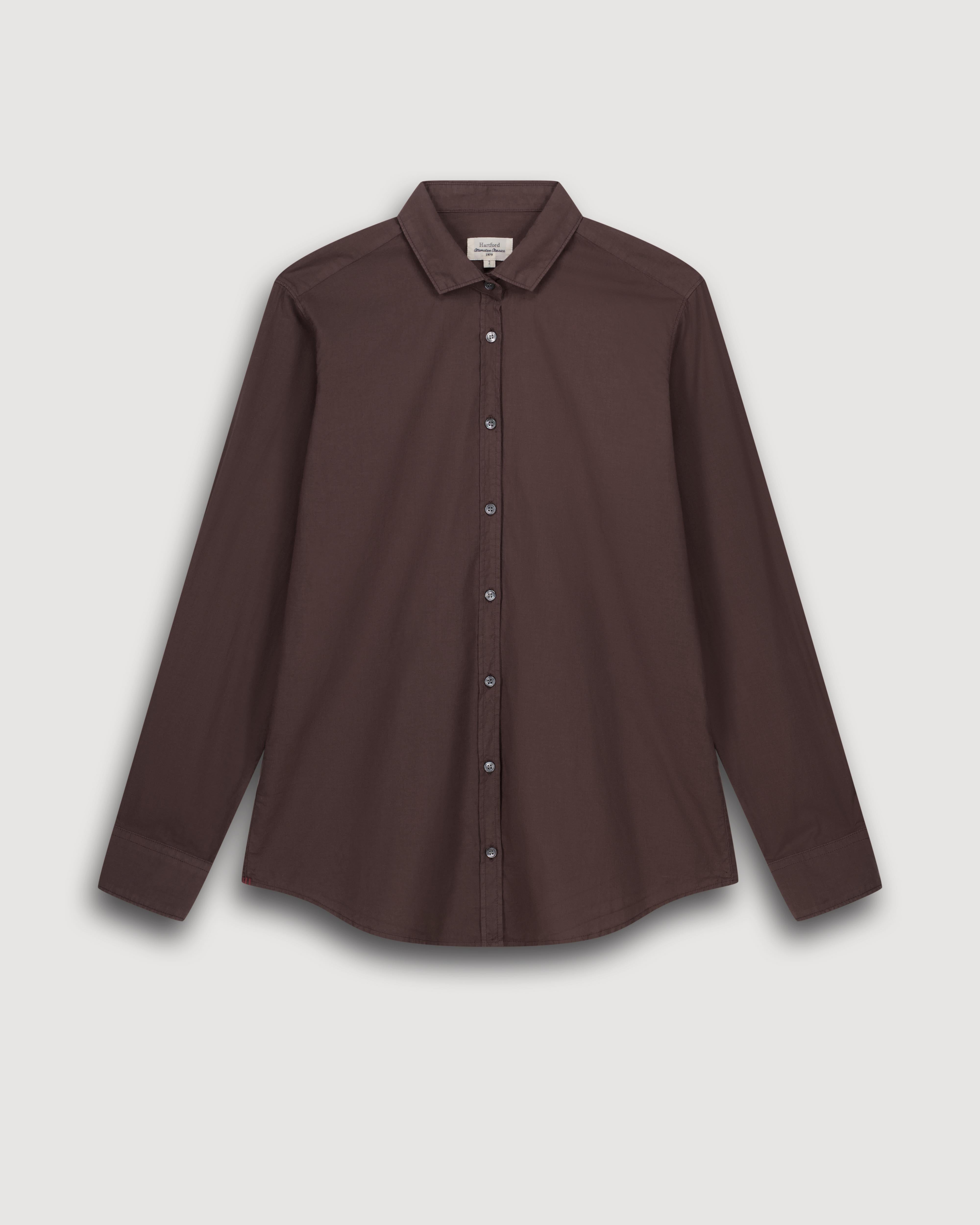 Corazon Women's Brown Cotton Shirt BFCH609-29 - Women's Shirt