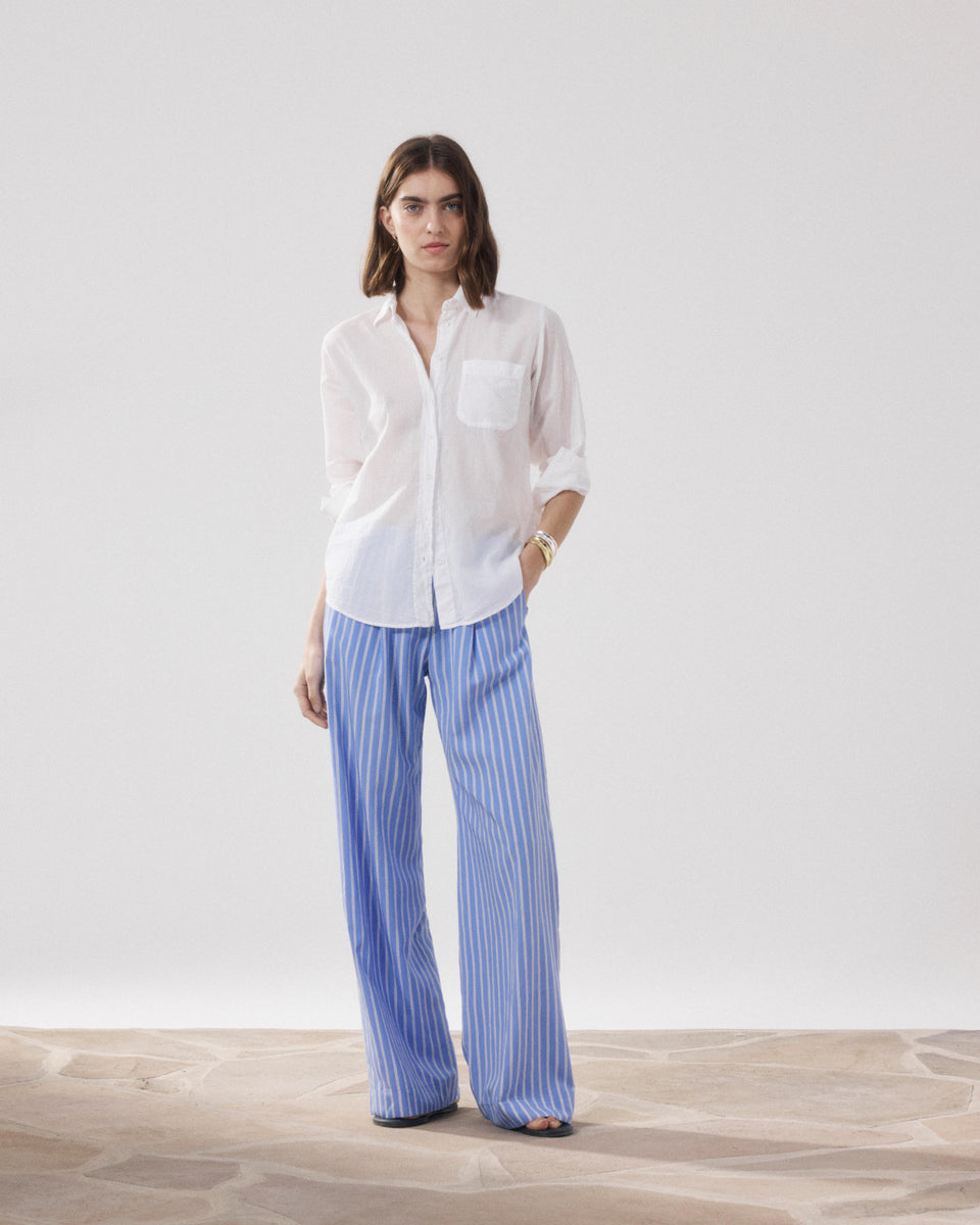 Camisa Mujer en Algodón Blanco Cover - Image alternative