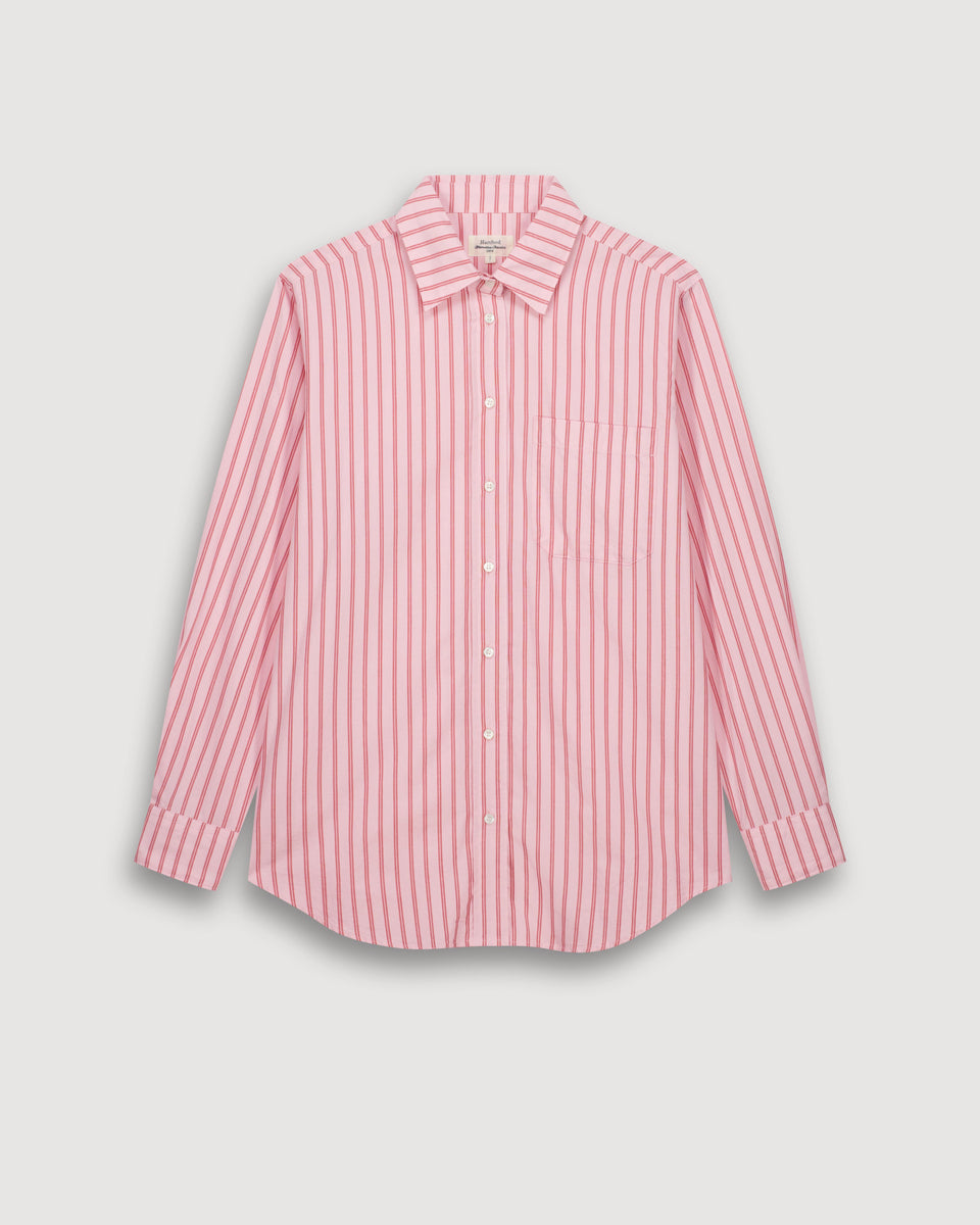 Chemise Femme en Coton Rose & Rouge Cover - Image 3