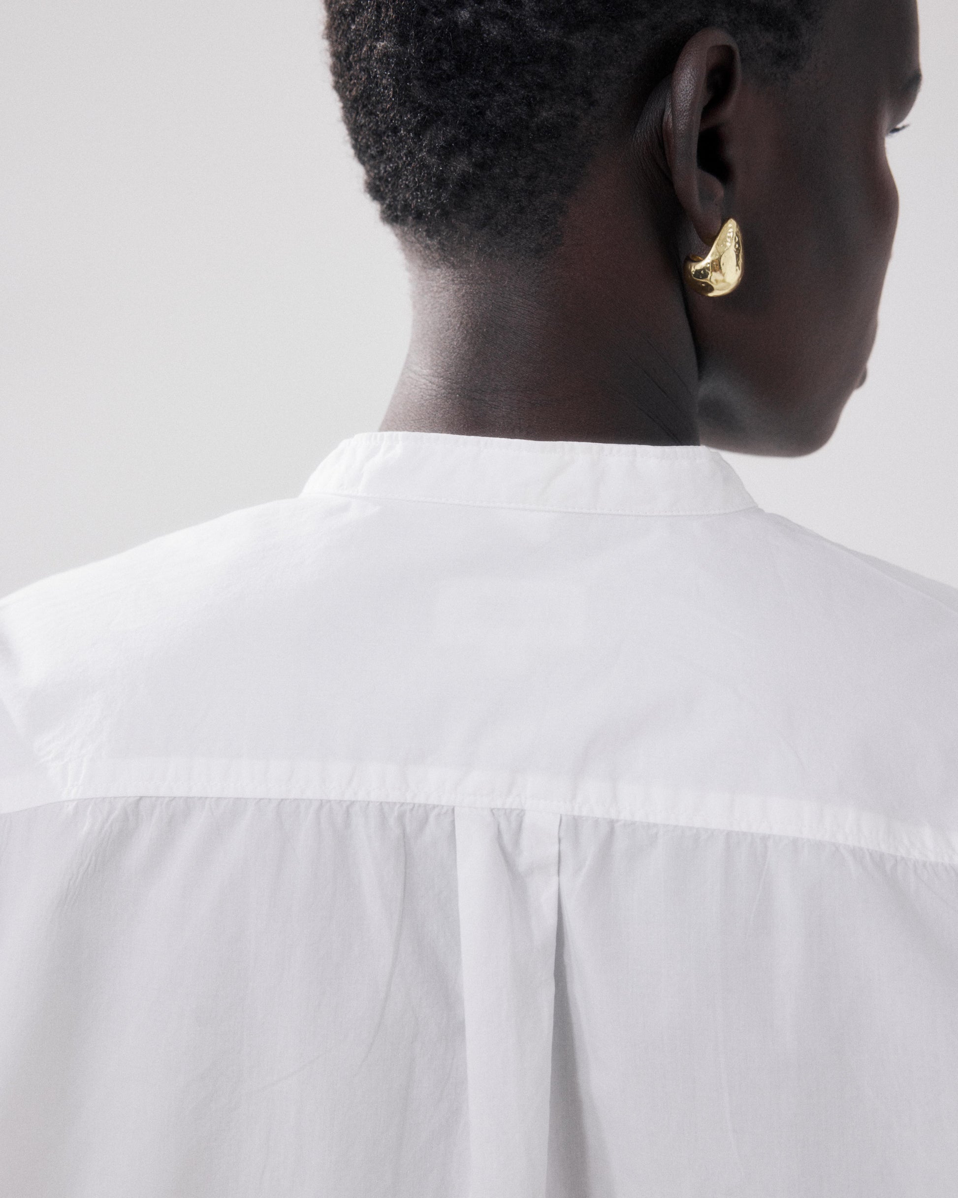 Chemise Femme en Popeline Blanc Cristal BFCL610-20