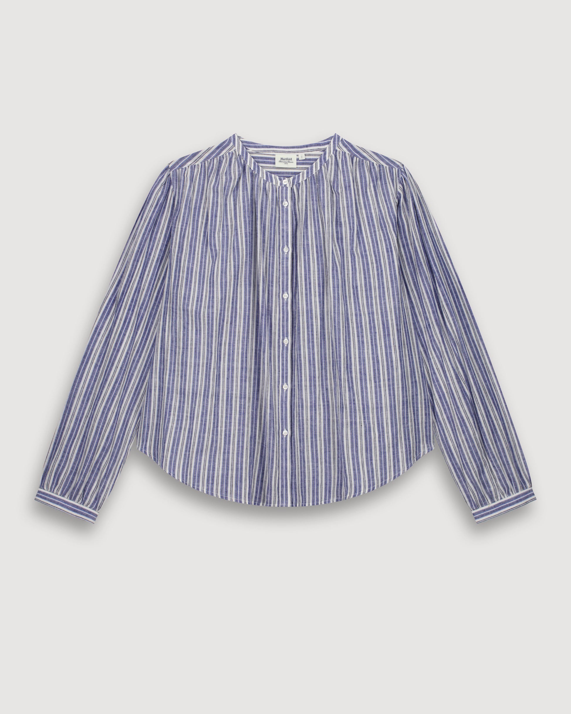 Chemise Femme en Coton Bleu Clayton