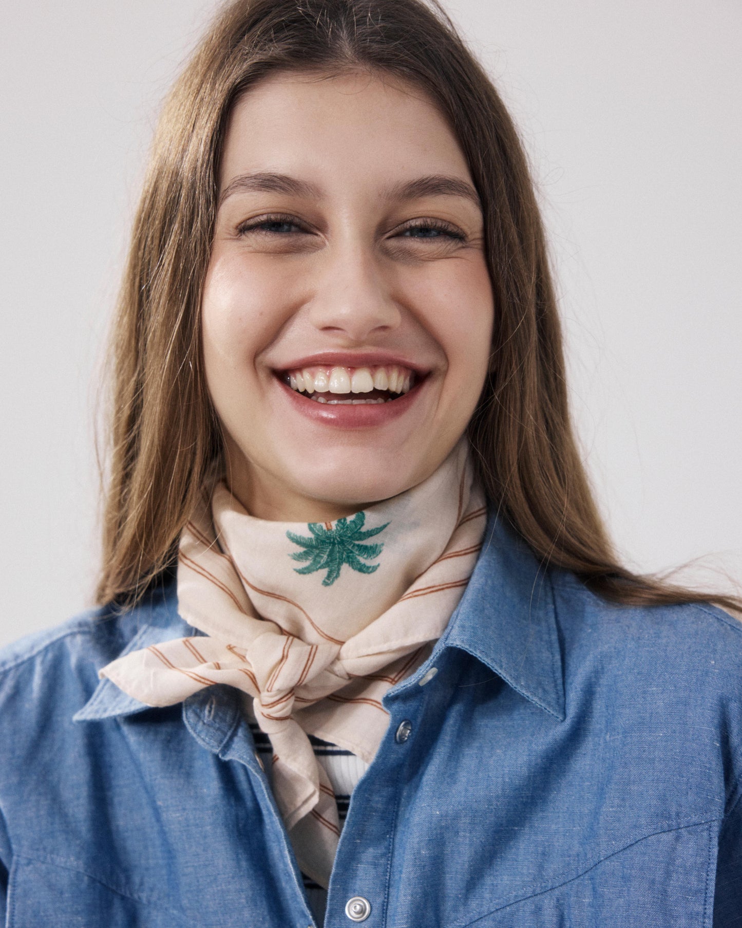 Bandana Femme en Coton Beige Sunseekers