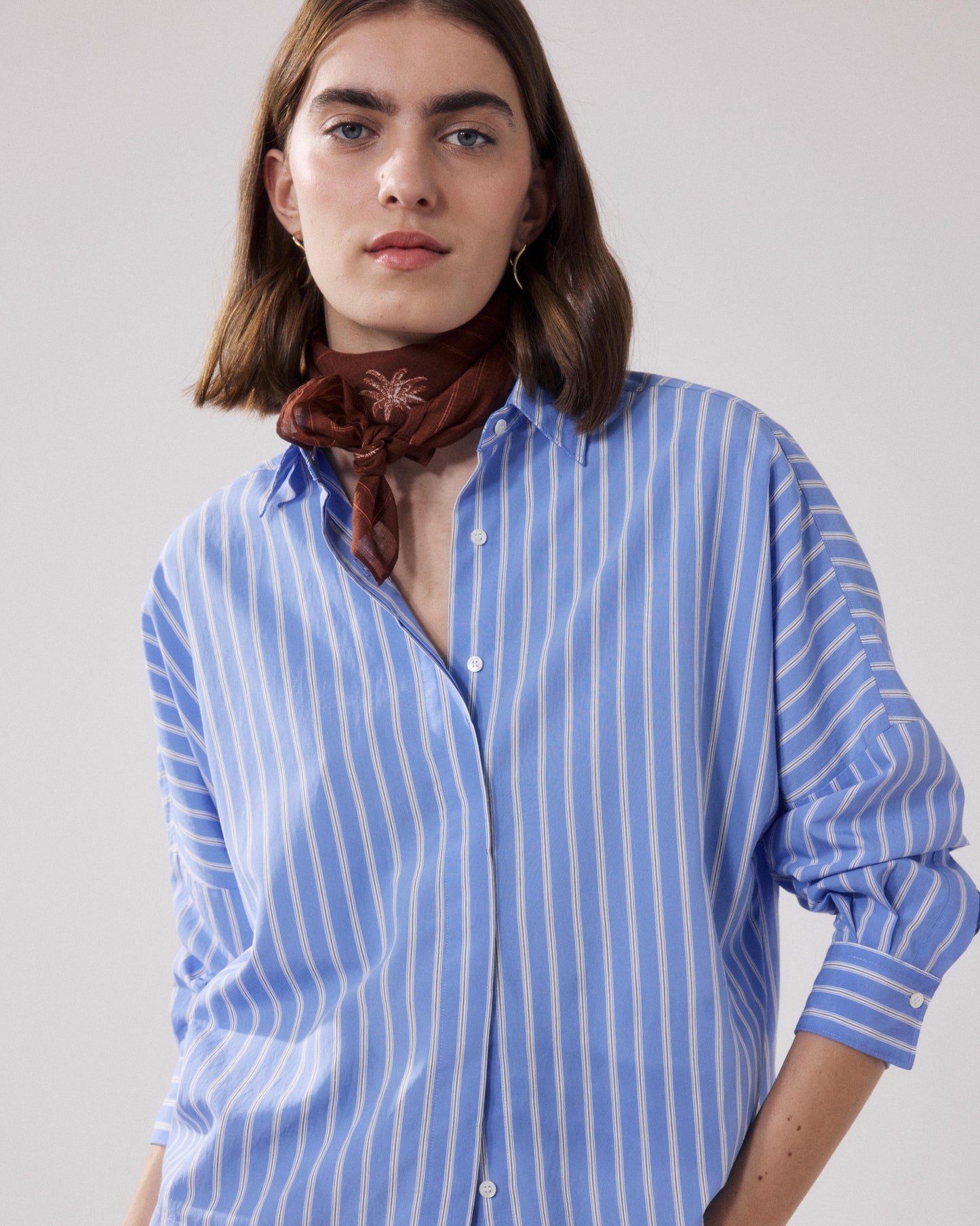 Bandana Femme en Coton Marron Sunseekers