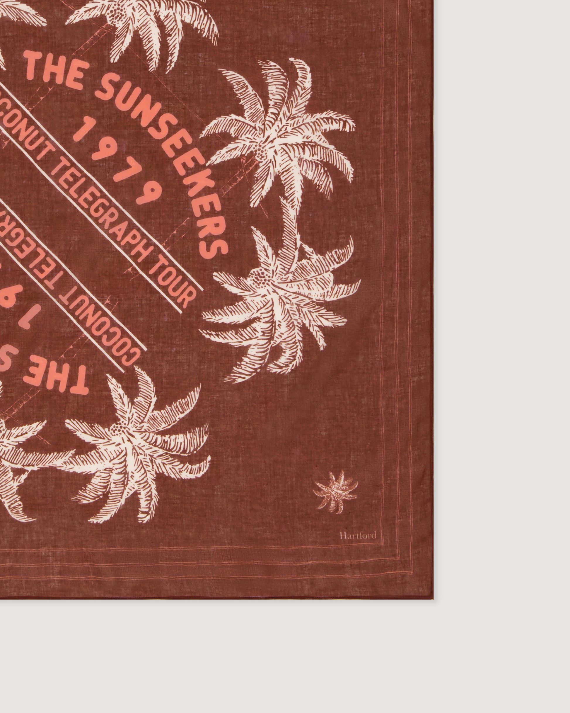 Bandana Femme en Coton Marron Sunseekers