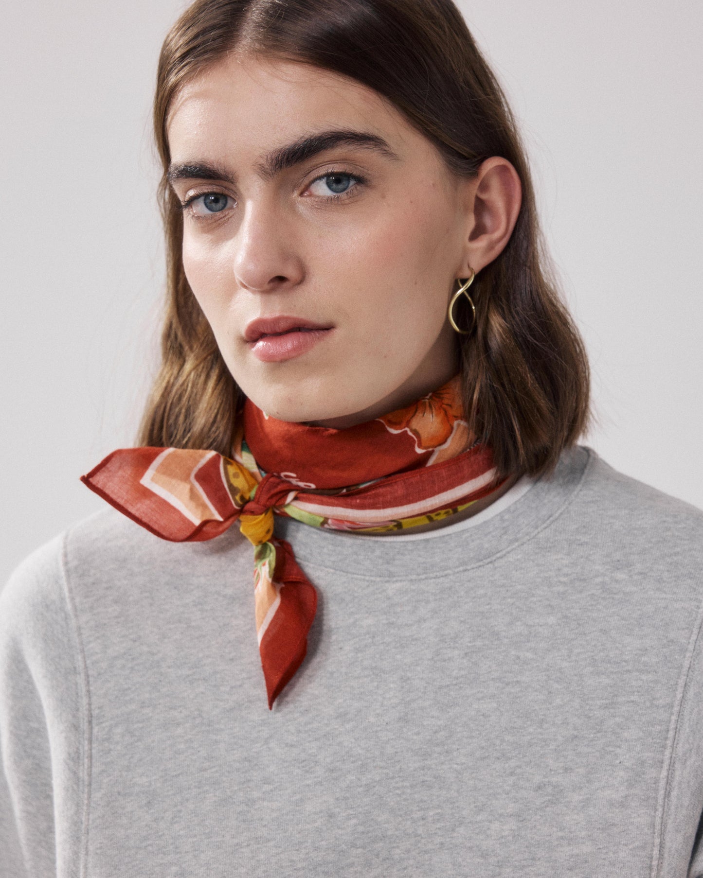 Bandana Femme en Coton Rouge Costa Rica