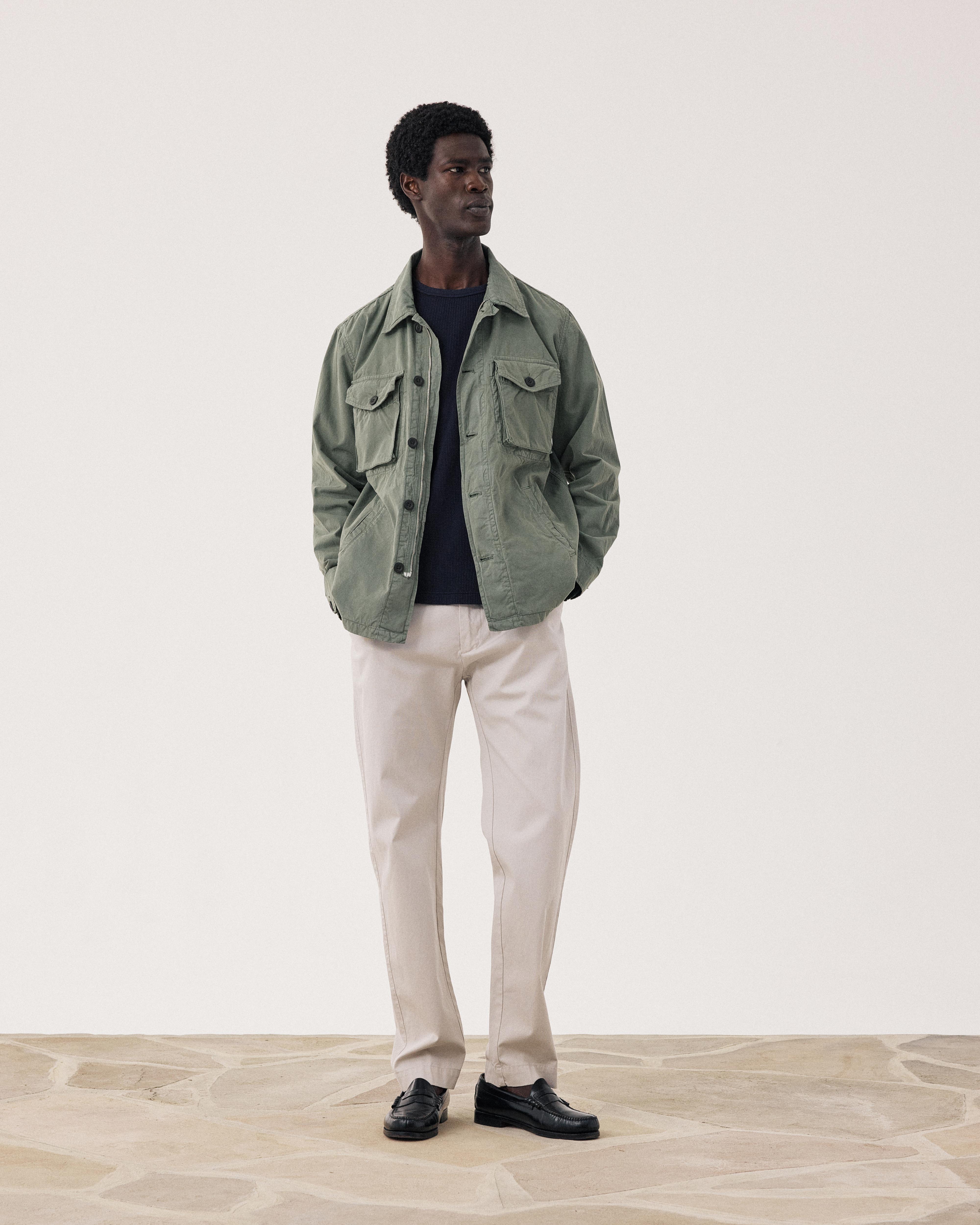 Jonah Men's Military green Chino Jacket BFE3123-02 - Men's Jacket