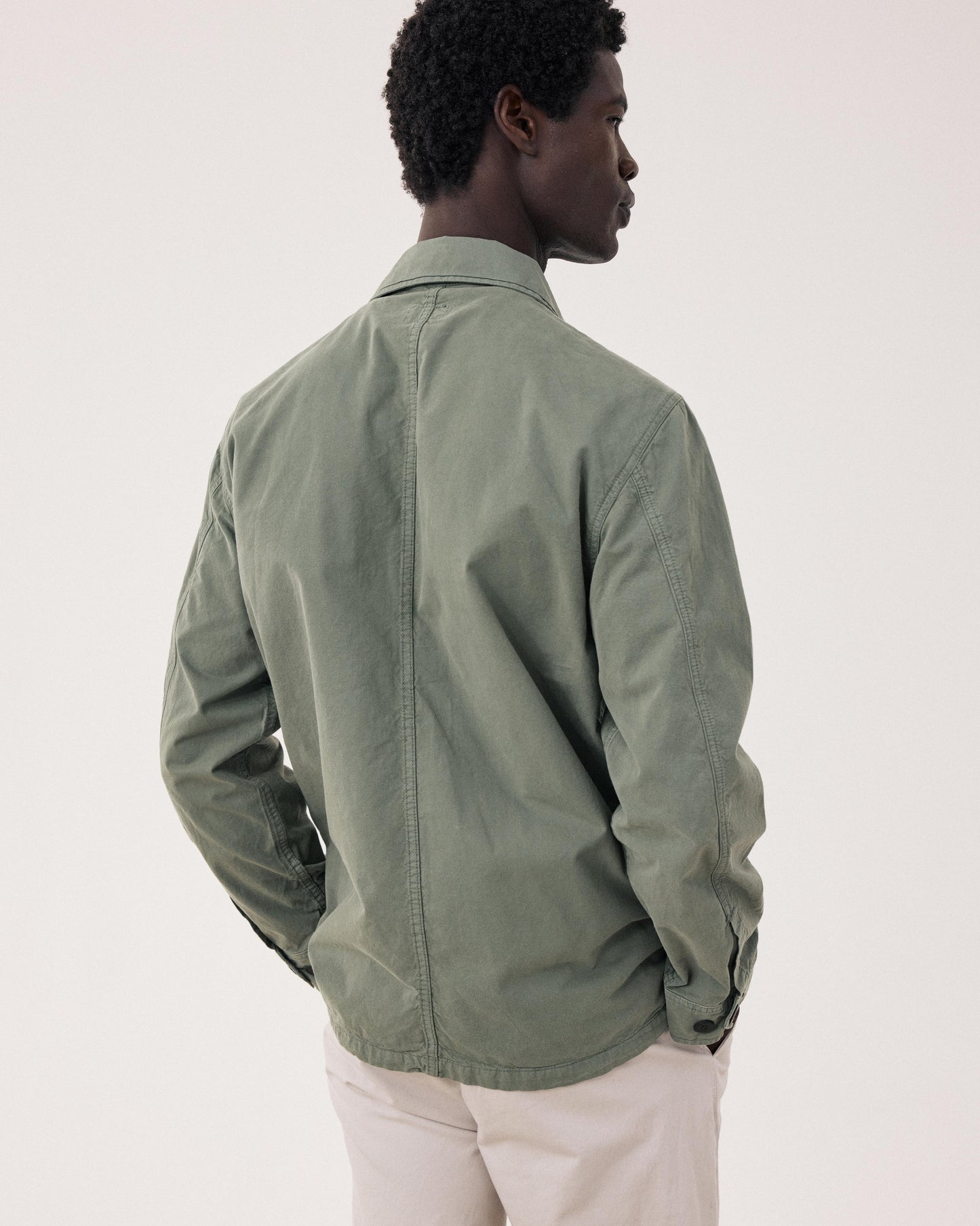 Veste Homme en Chino Vert Militaire Jonah BFE3123-02