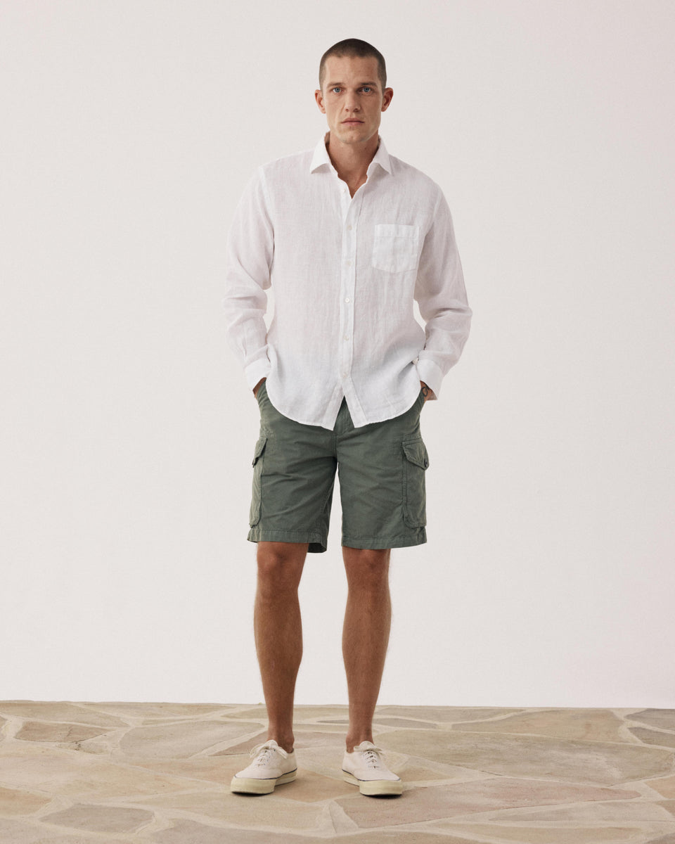 Battle Men's Military green Chino Short - Image principale