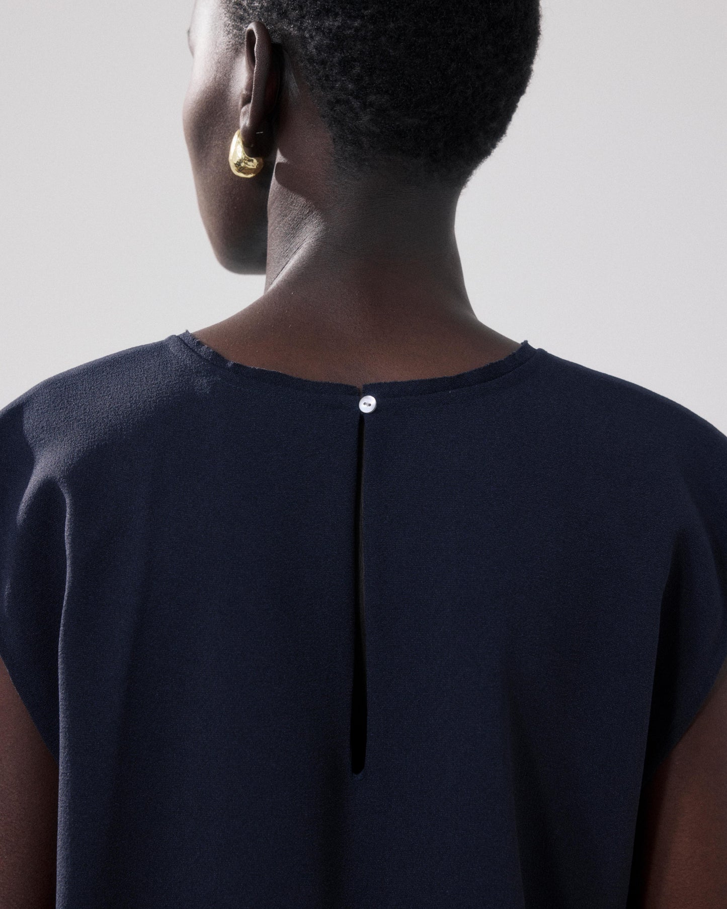 Women's Midnight Blue Crepe Top Howi BFHC613-02