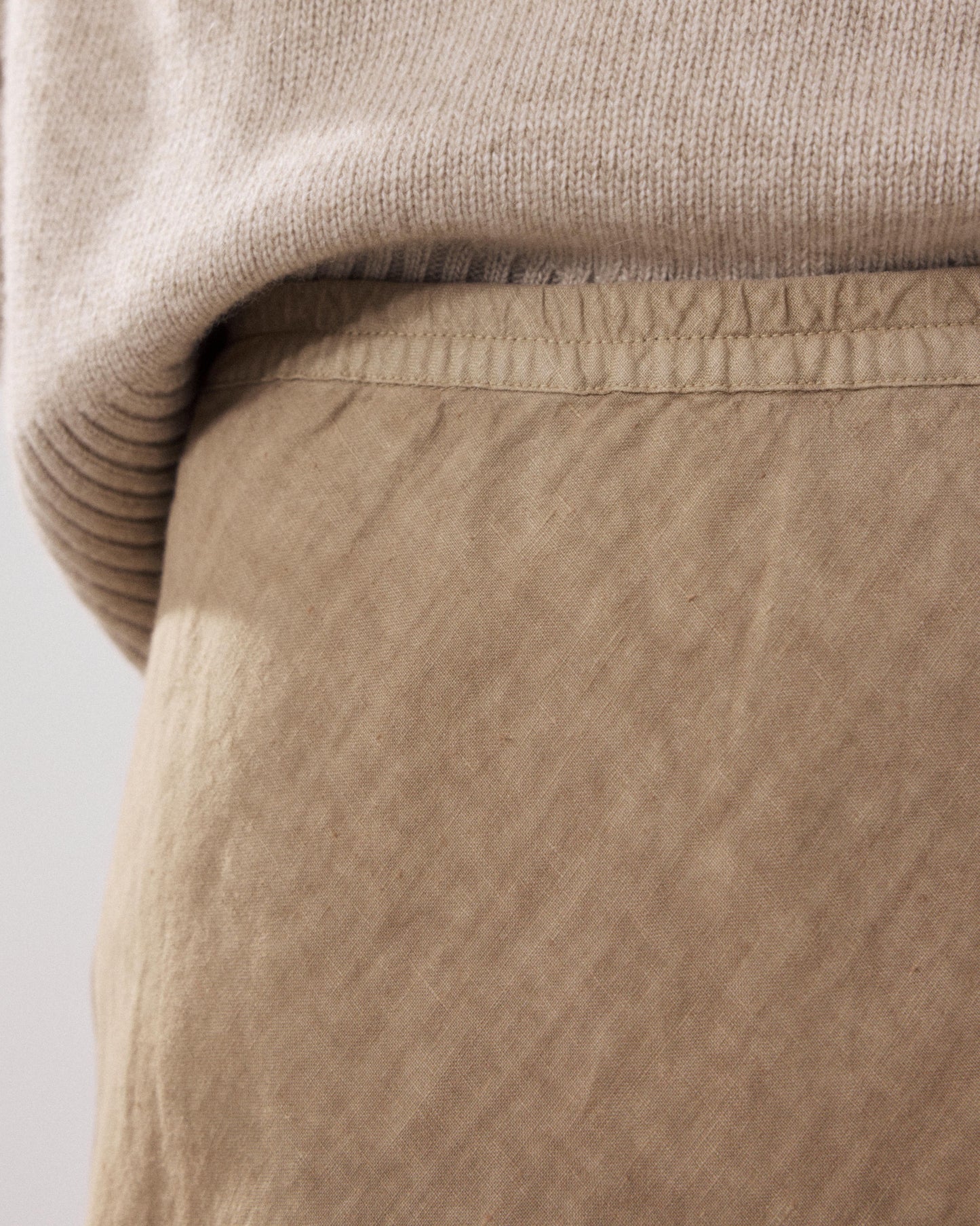 Jupe Femme en Lin Beige Julie