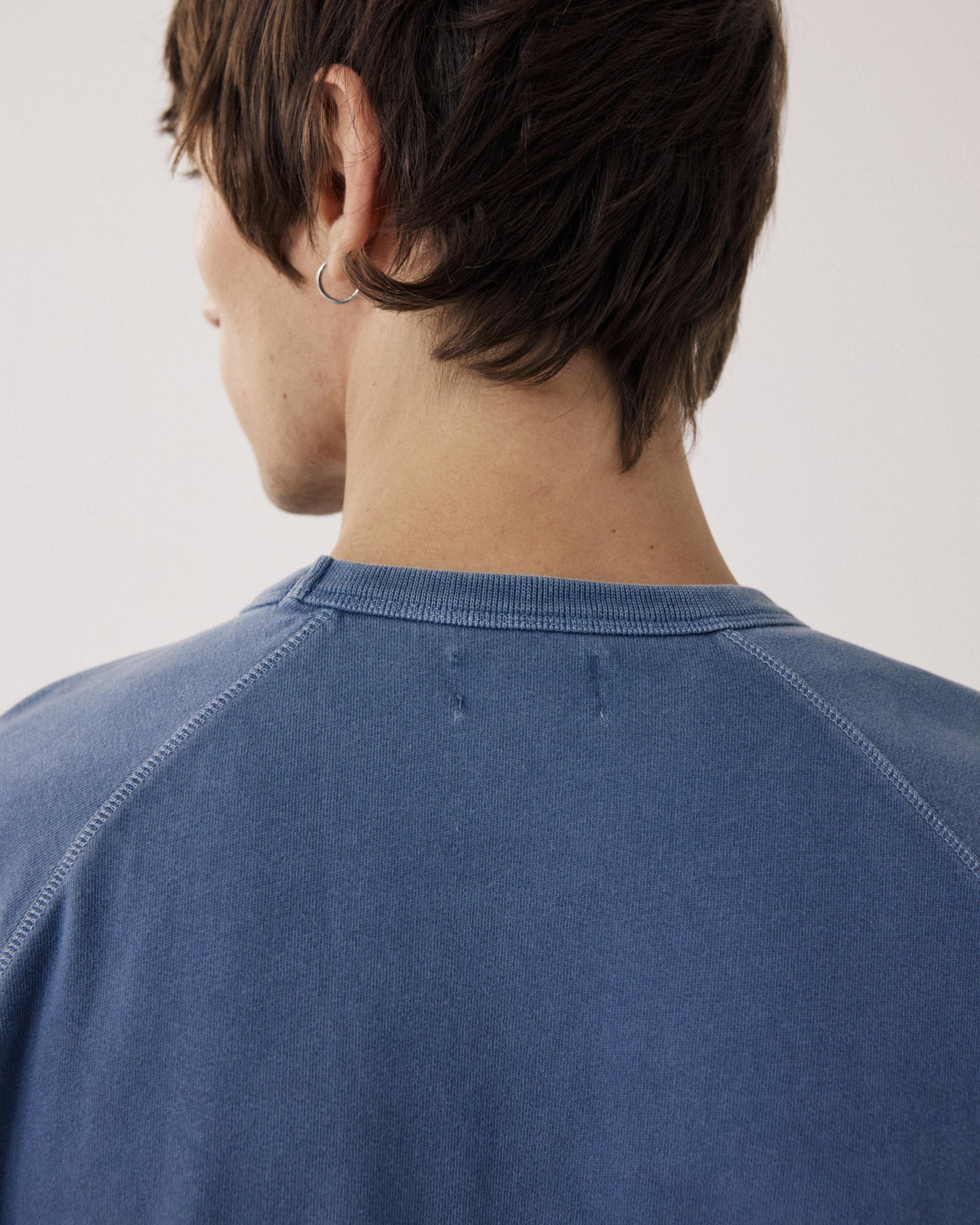 Sweatshirt Homme en Coton Bleu Denim BFP2312-04