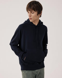 Sweatshirt Homme en Coton Noir Hoody BFP3312-02