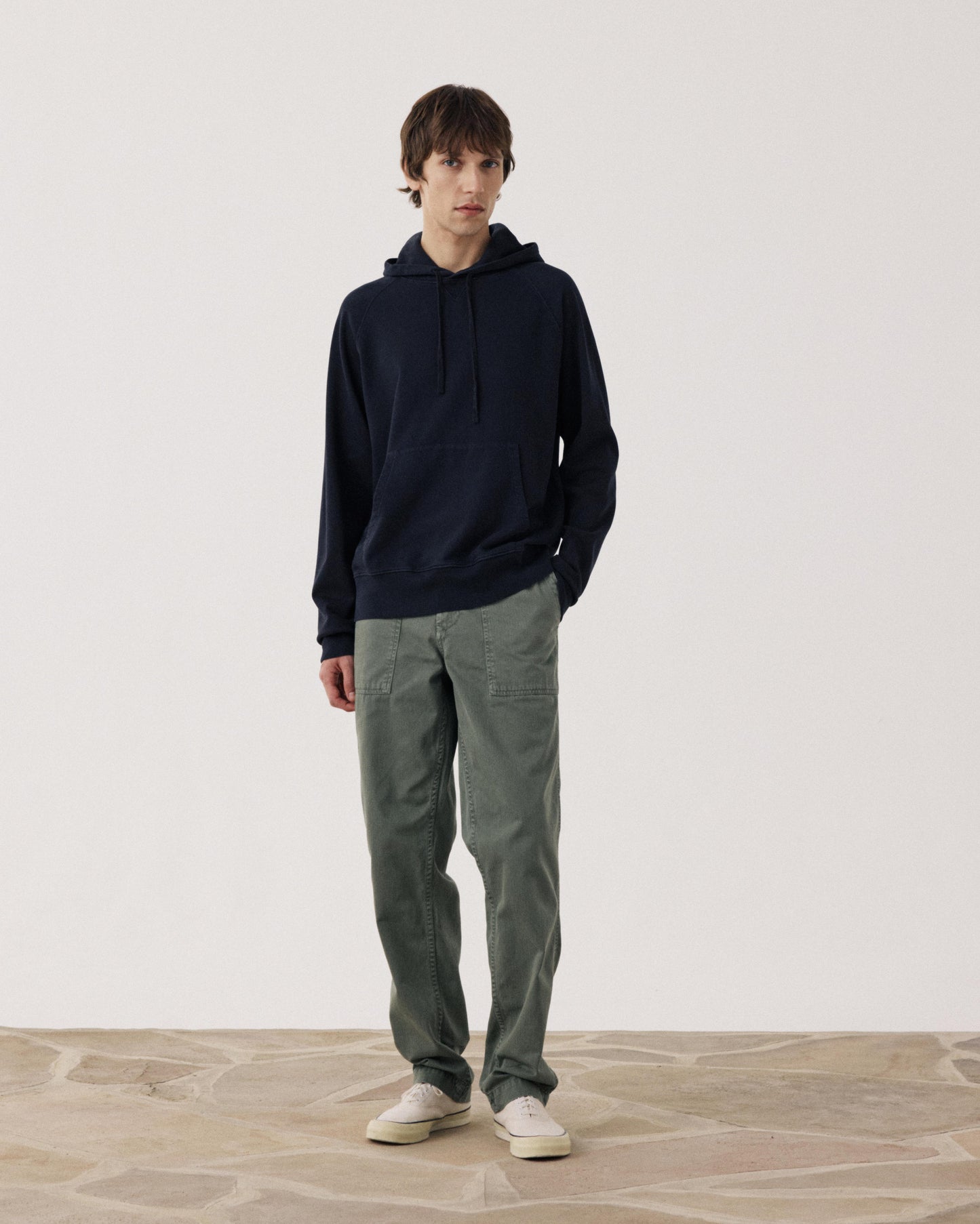 Sweatshirt Homme en Coton Noir Hoody BFP3312-02