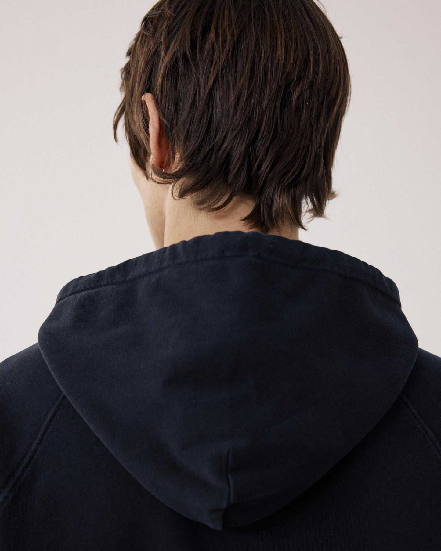 Sweatshirt Homme en Coton Noir Hoody BFP3312-02