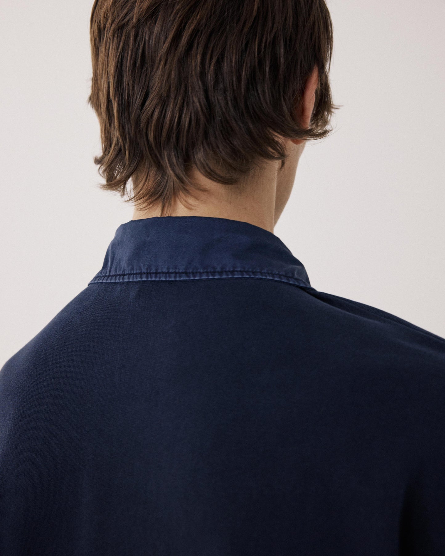 HerenSweatshirt van katoen, marineblauw Rugby BFP4312-03