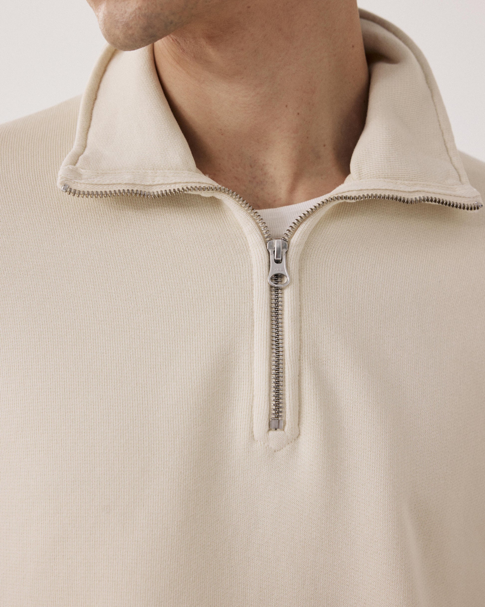 Sweatshirt Homme en Coton Vanille Zipper BFP5313-05