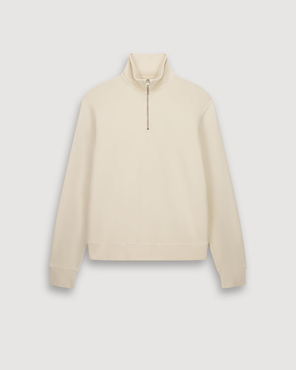 Sweatshirt Homme en Coton Vanille Zipper - Image 3