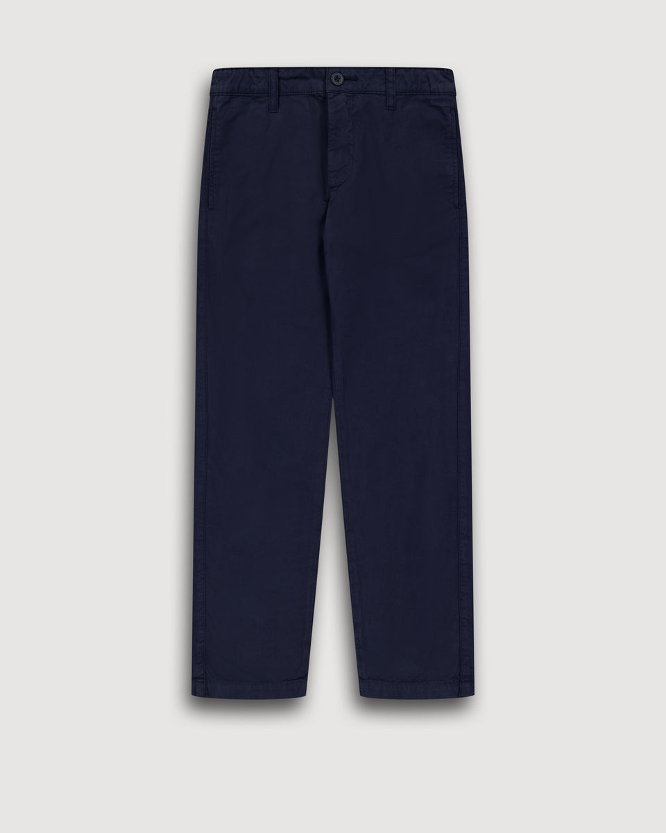 Pantalon Garçon en Chino Bleu Tucson Kid - Image principale