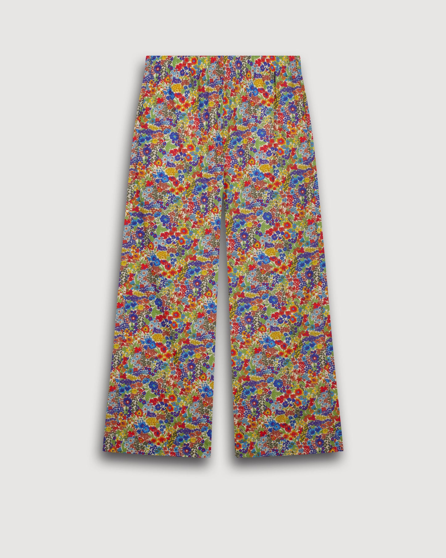 Pantalon Femme en Coton Imprimé Liberty Multicouleur Palerme