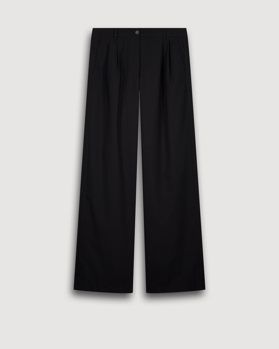 Pantalon Femme en Laine Noir Panache - Image 3