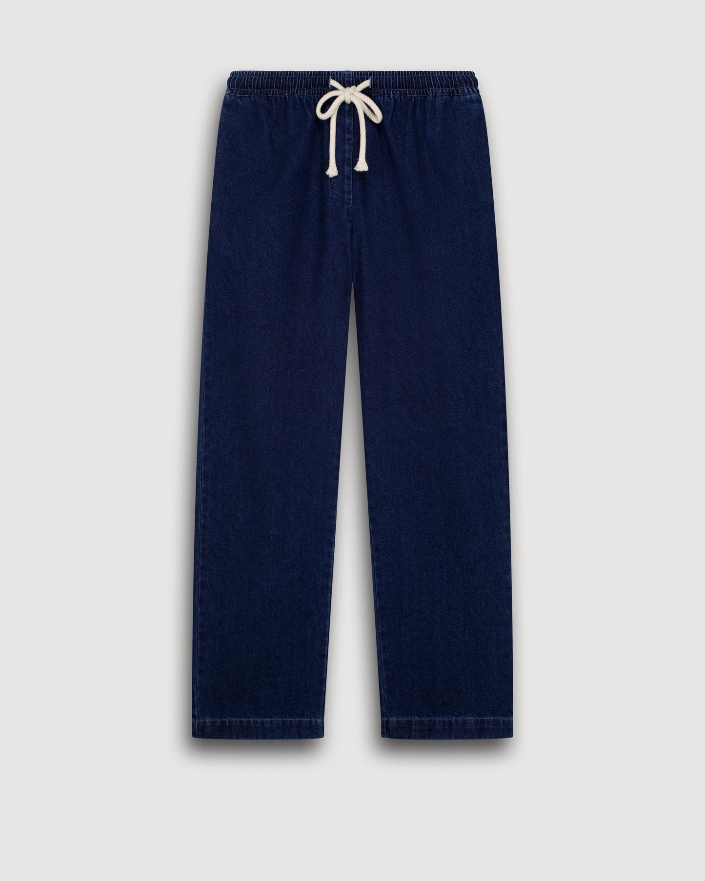 Pantalon Femme en Coton Bleu Peyo