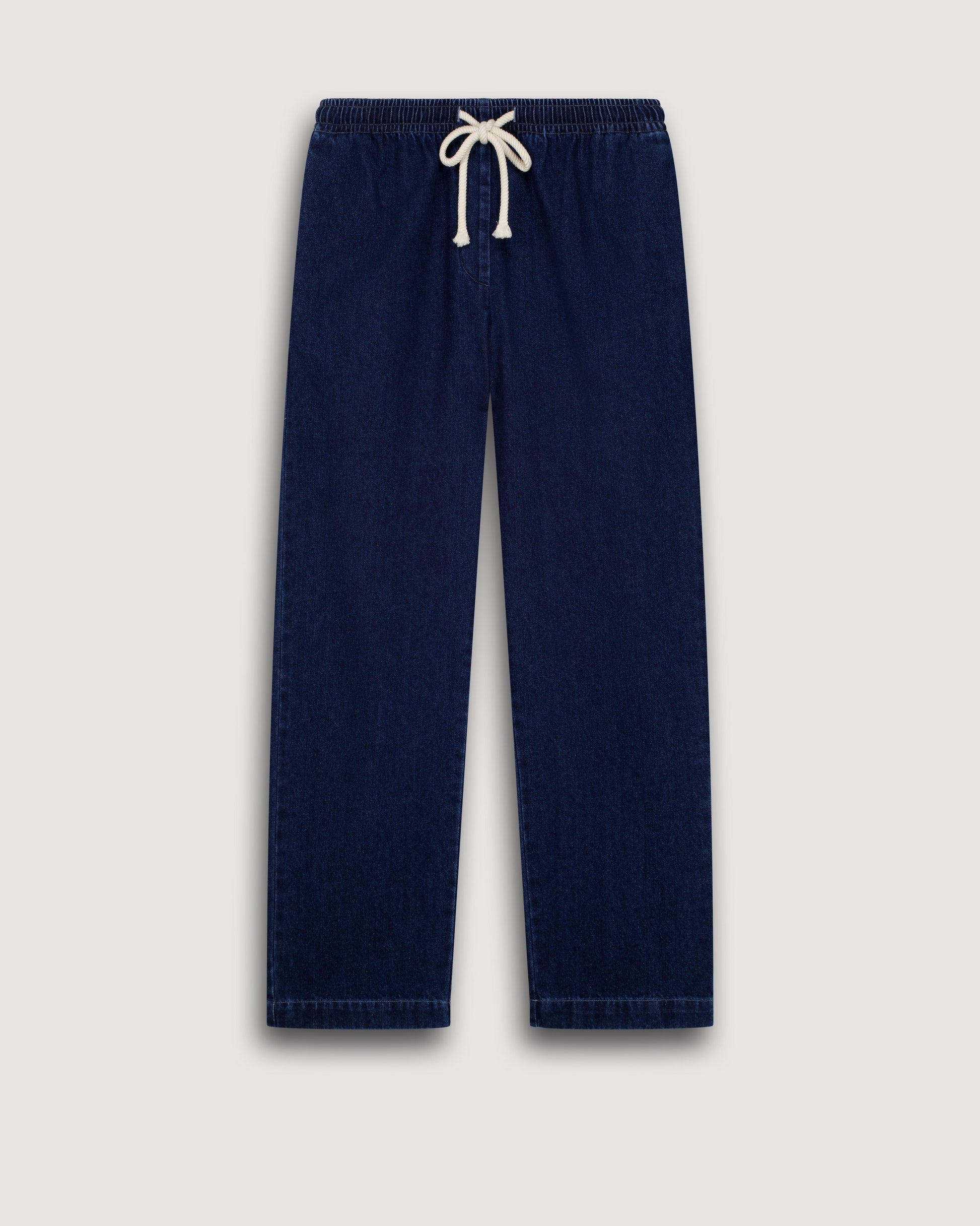 Pantalon Femme en Coton Bleu Peyo