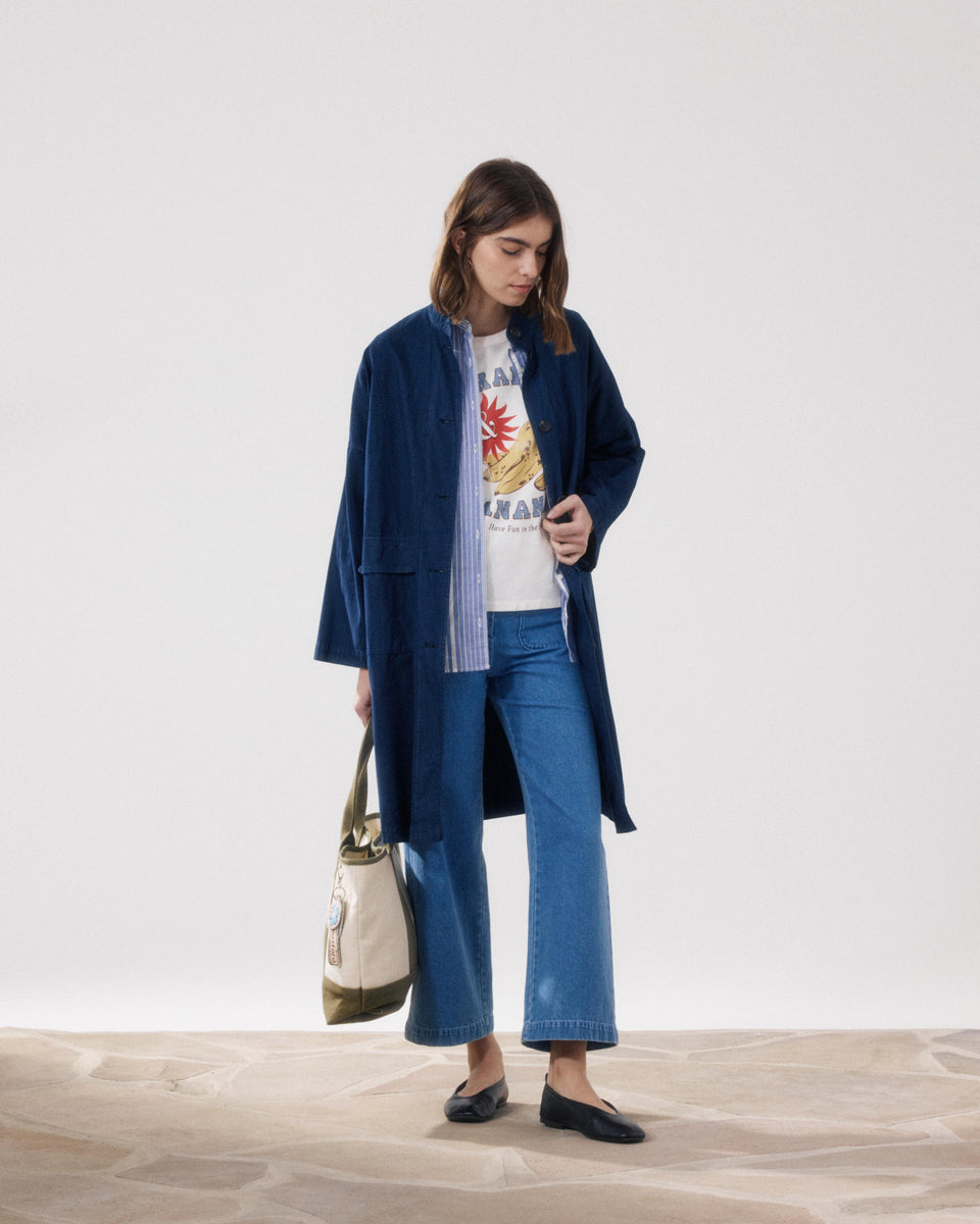 Camiseta Mujer en Algodón Crudo Tebanas - Image alternative