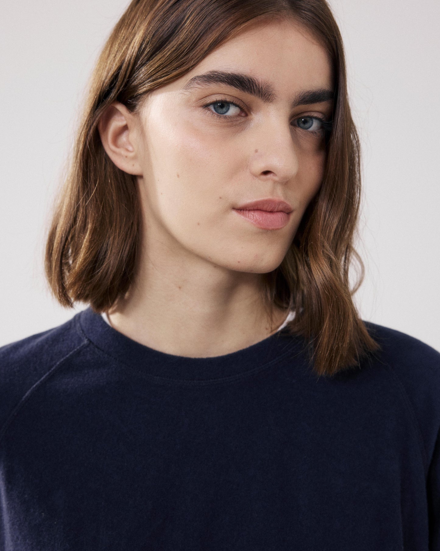 Women's Midnight Blue Terry Sweatshirt Tahiry BFQQ510-07