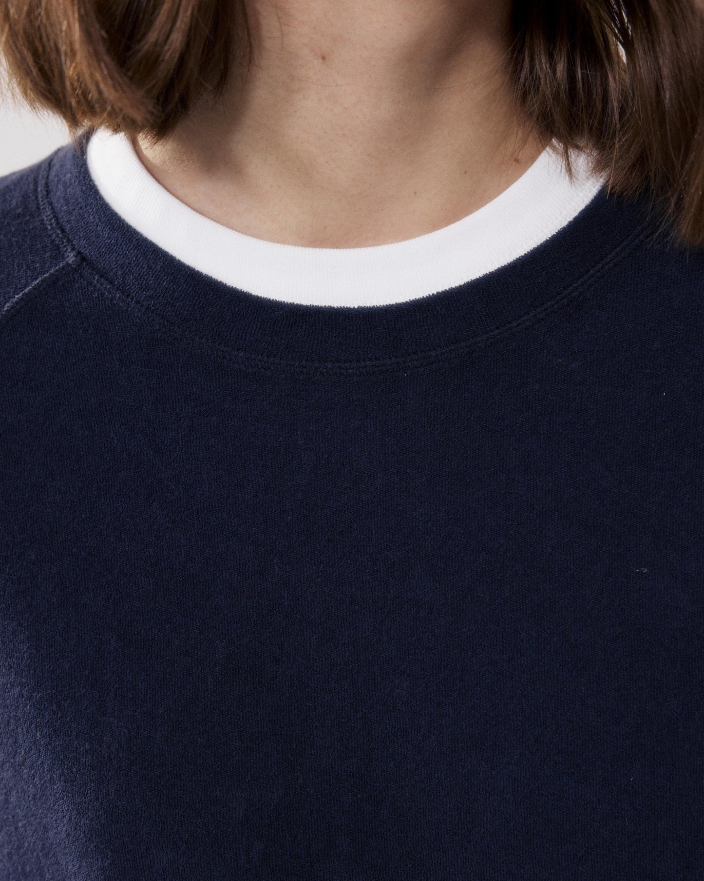 Women's Midnight Blue Terry Sweatshirt Tahiry BFQQ510-07