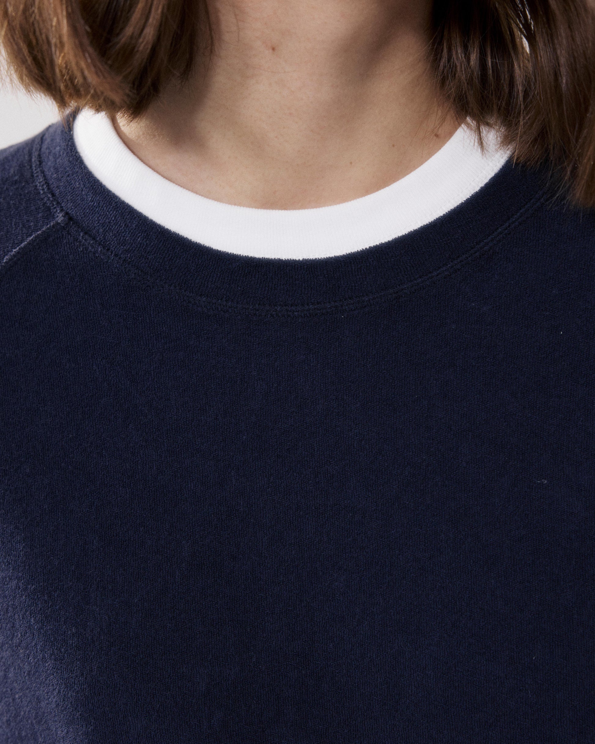 Women's Midnight Blue Terry Sweatshirt Tahiry BFQQ510-07