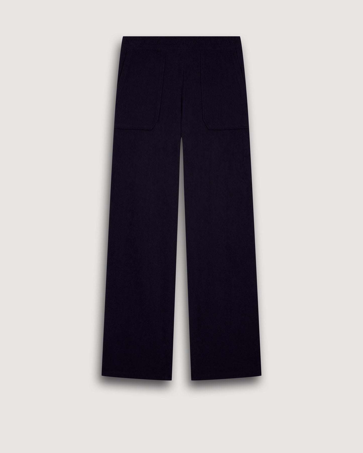 Pantalon Femme en Eponge Bleu Nuit Tipia