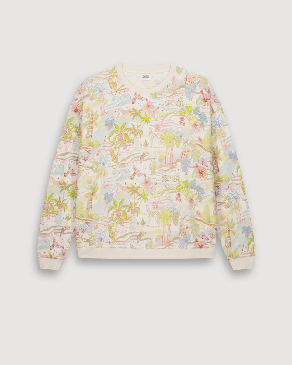 Sweatshirt Femme en Molleton Multicouleur Tatamo - Image 3