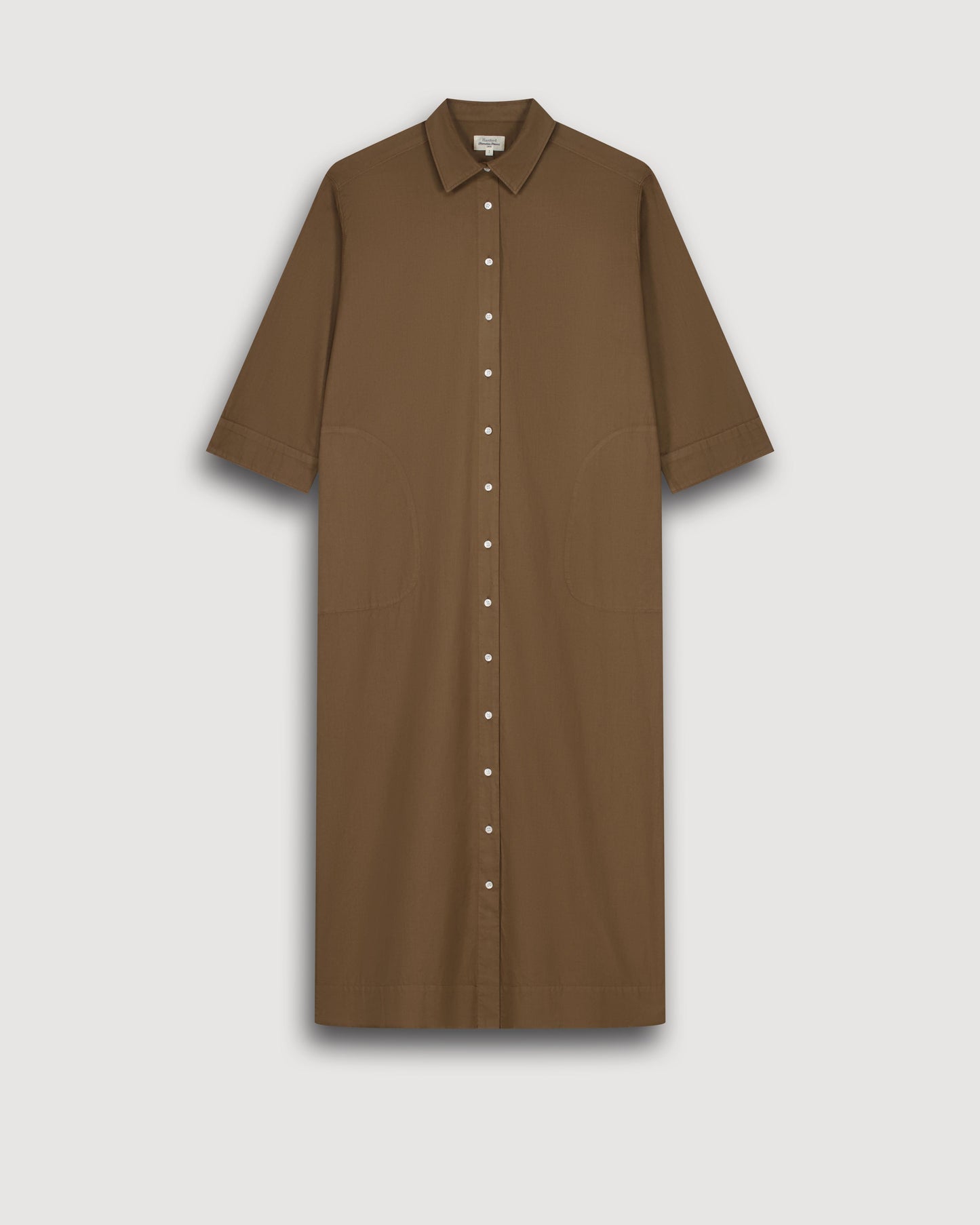 Robe Femme en Voile de Coton Bronze Reflexion