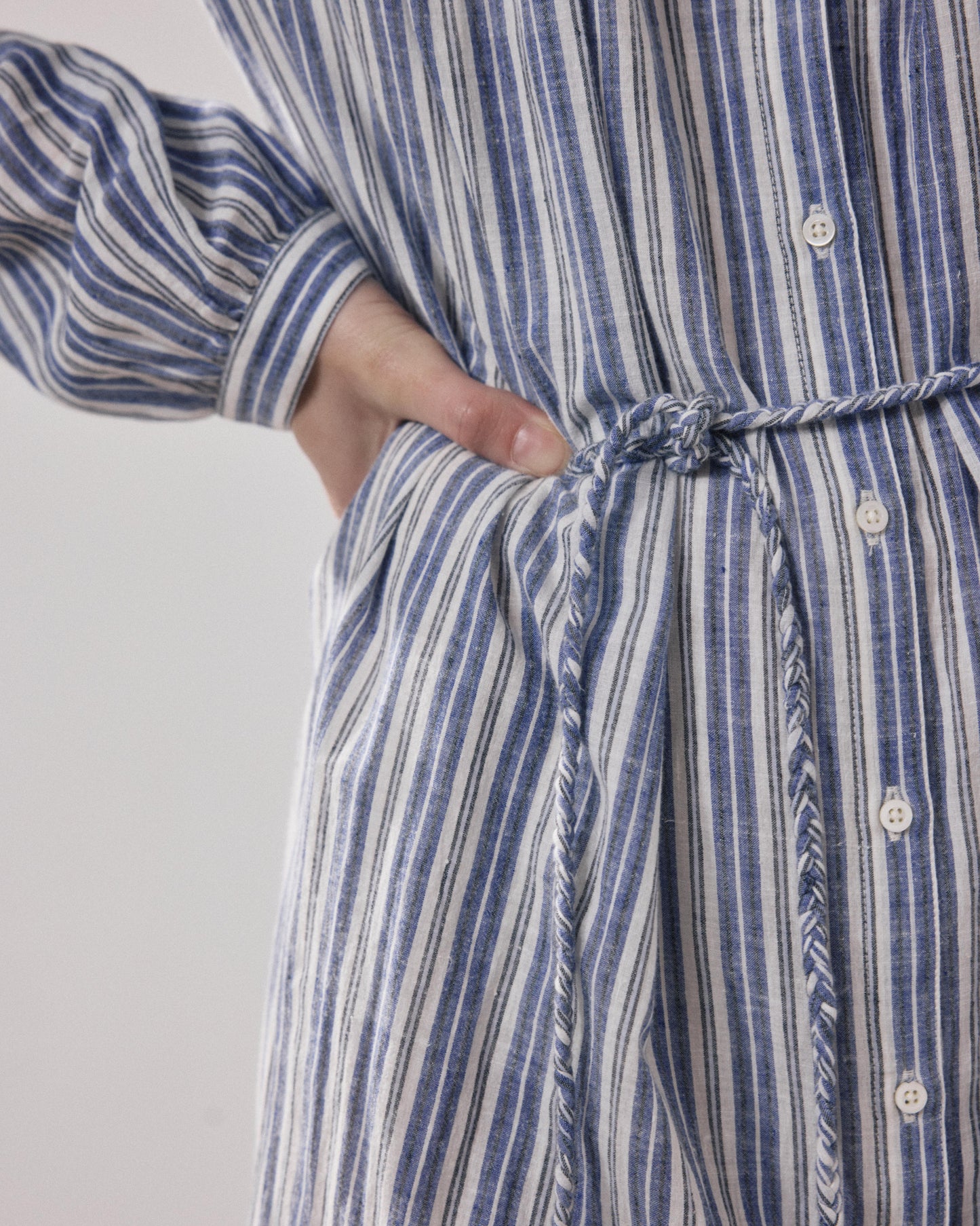 Robe Femme en Coton Bleu Ryton