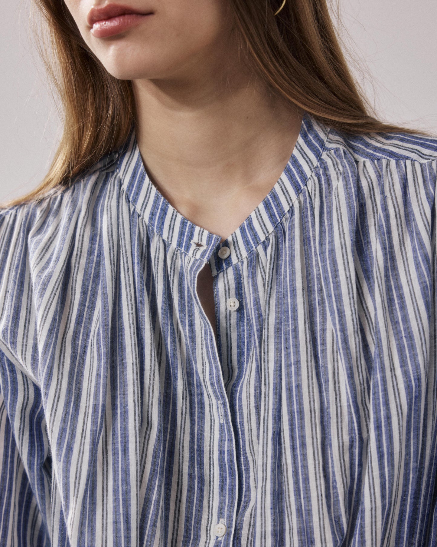 Robe Femme en Coton Bleu Ryton