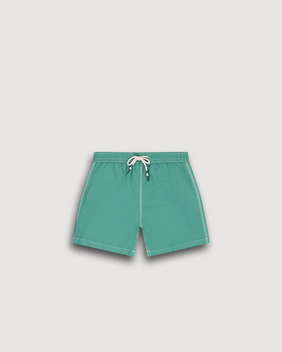 Maillot Garçon en Nylon Vert Achille - Image principale