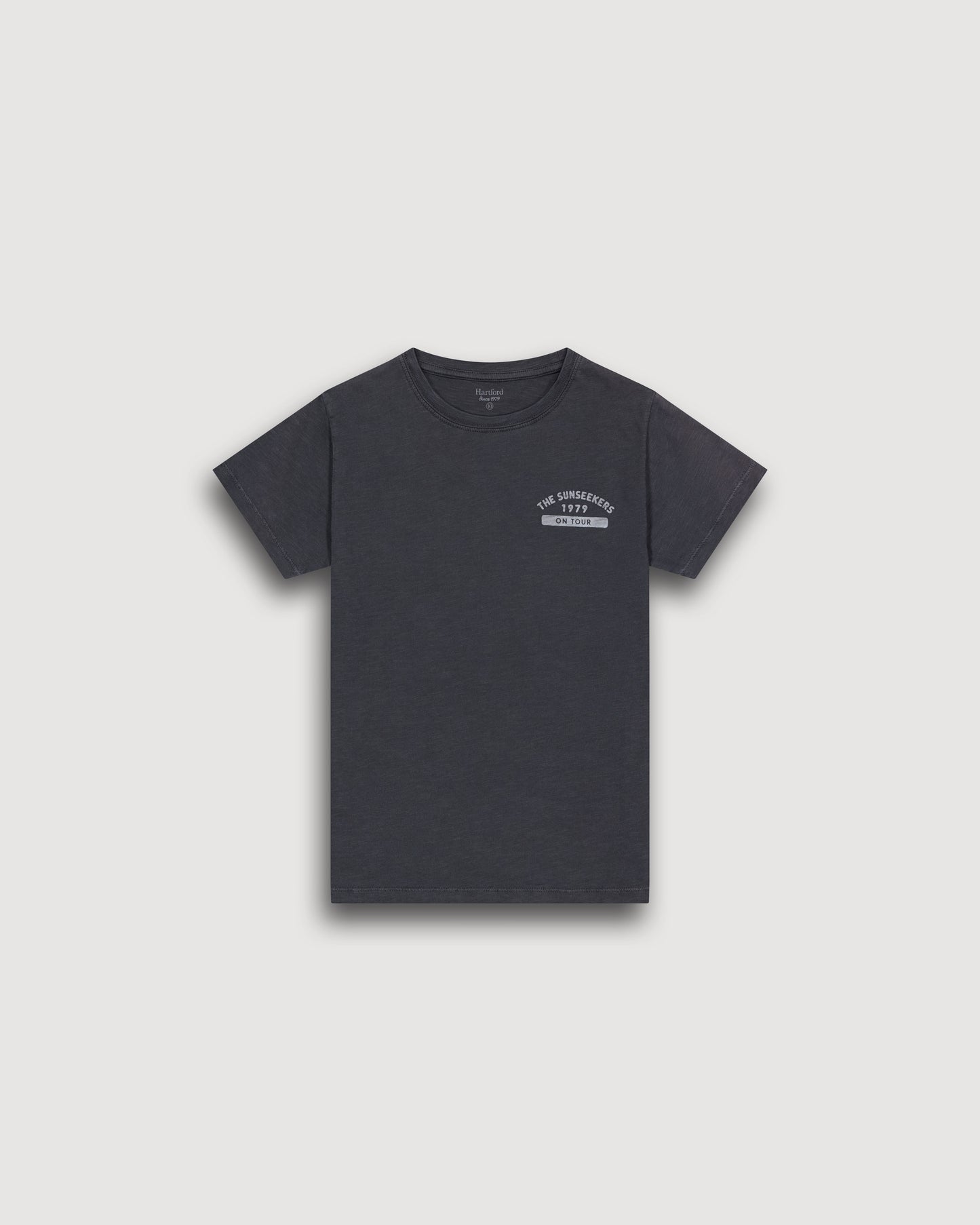 T-Shirt Garçon en Coton Slub Carbone Sunseekers Kid BFTAB302-02