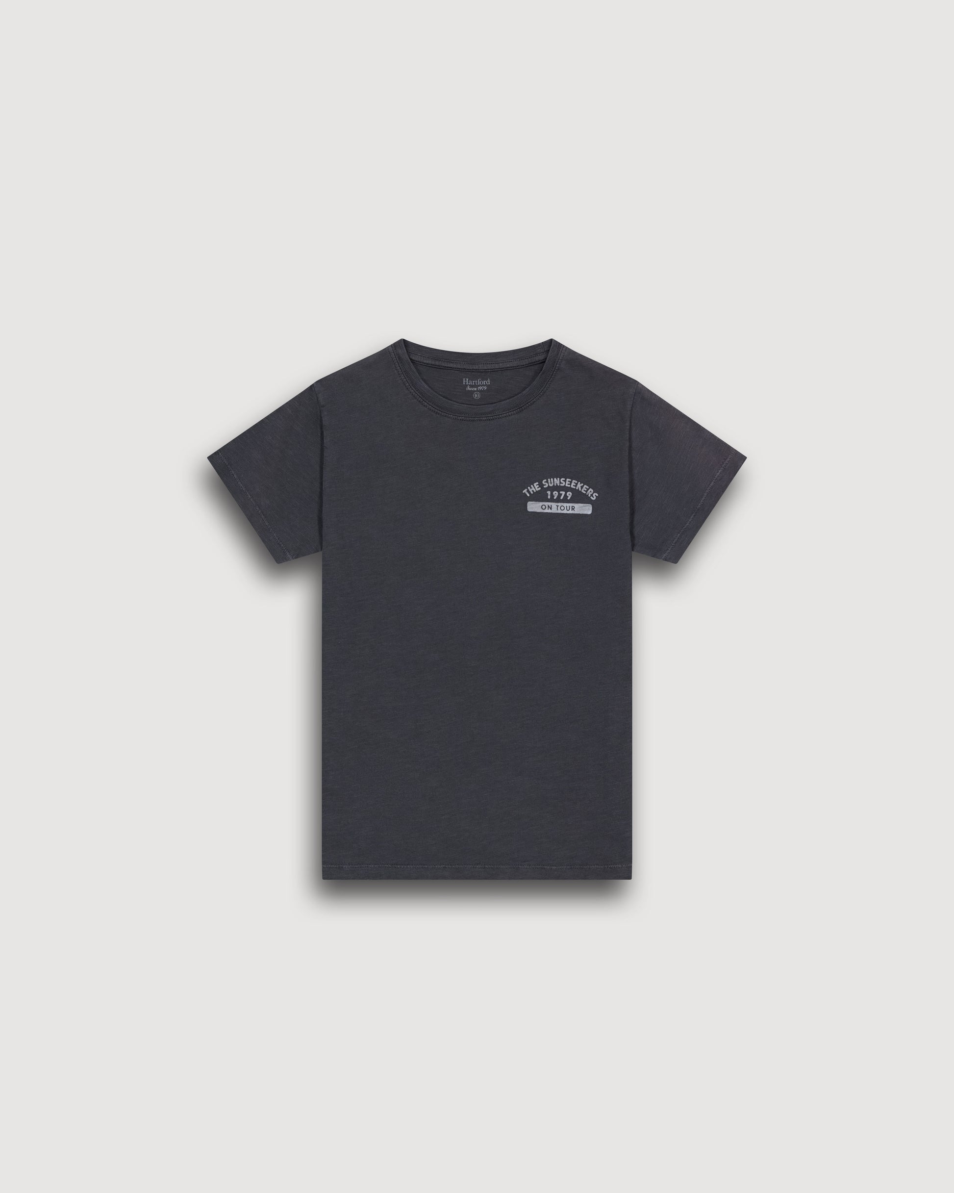 T-Shirt Garçon en Coton Slub Carbone Sunseekers Kid BFTAB302-02