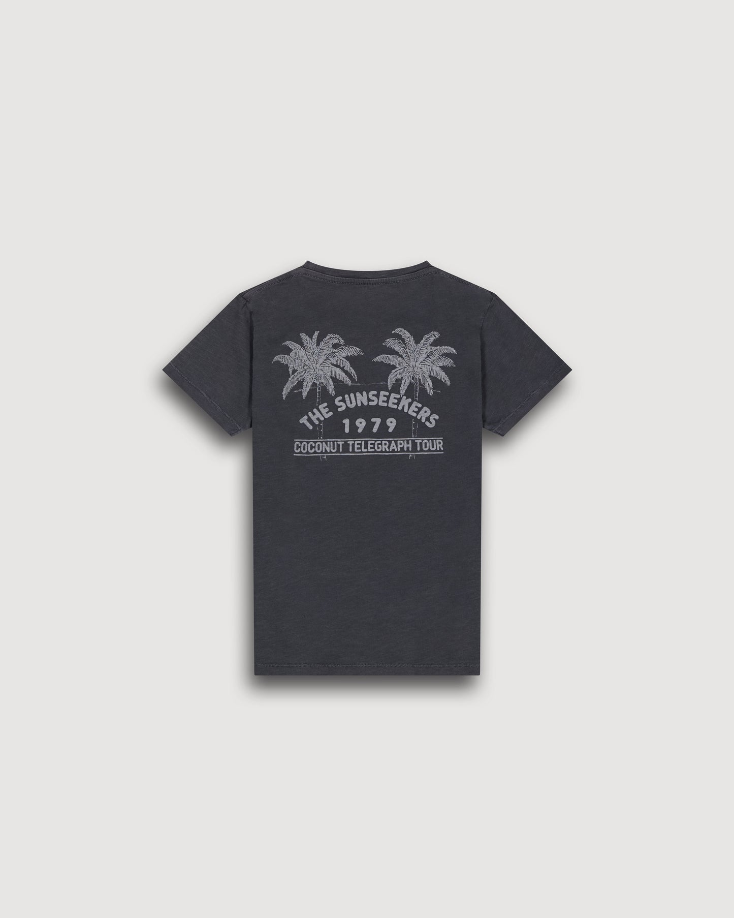 T-Shirt Garçon en Coton Slub Carbone Sunseekers Kid BFTAB302-02