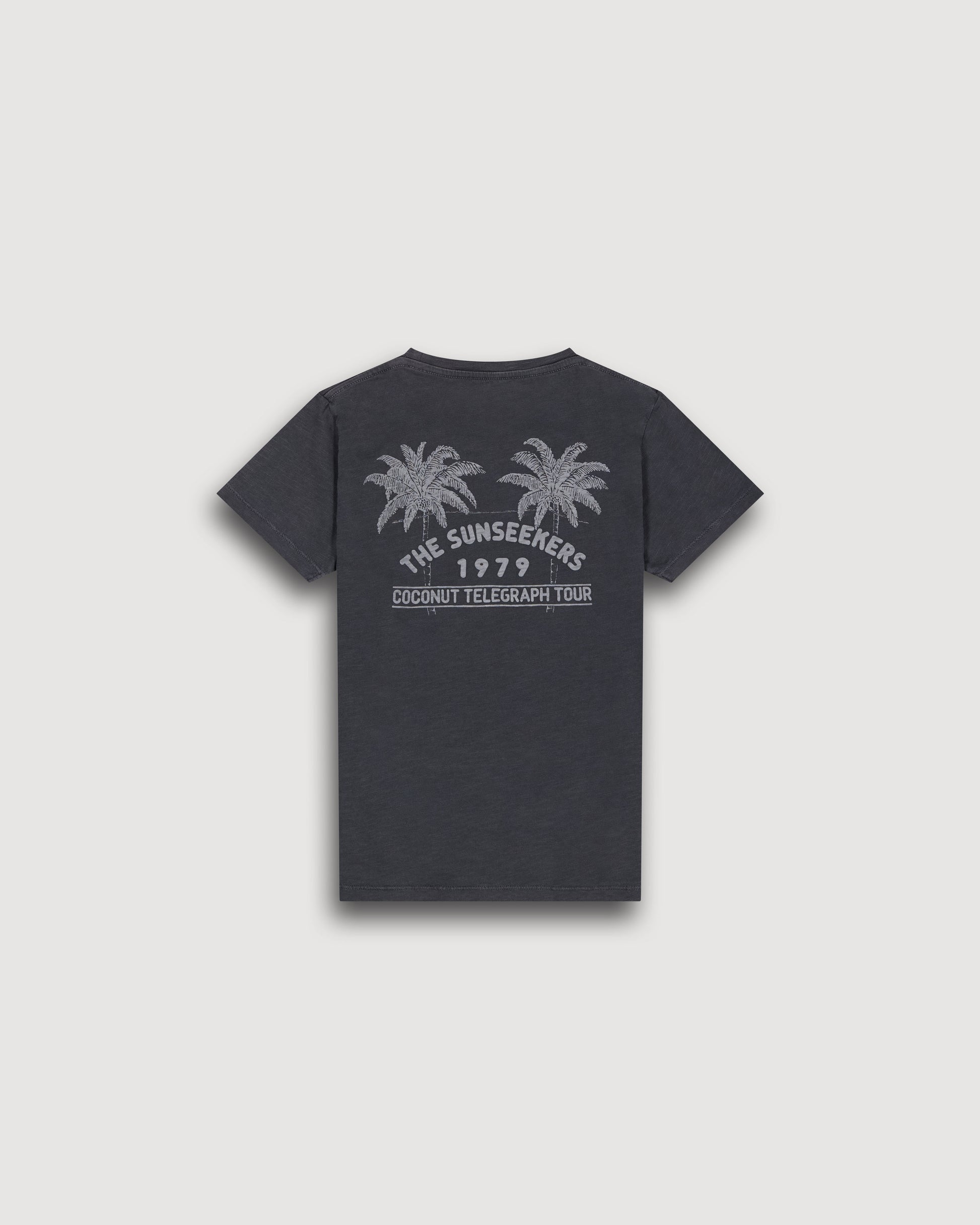 T-Shirt Garçon en Coton Slub Carbone Sunseekers Kid BFTAB302-02