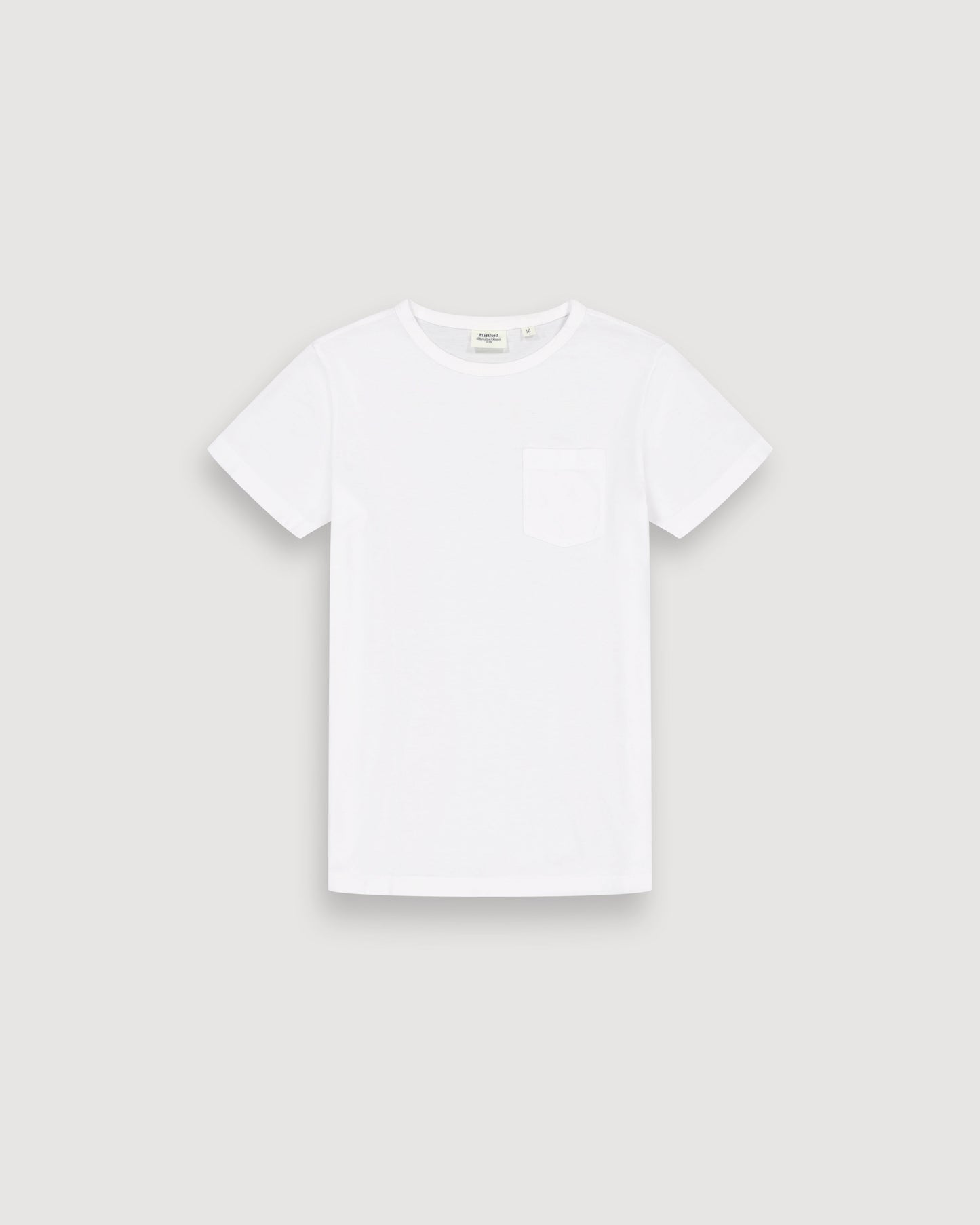 T-Shirt Garçon en Jersey De Lyocel & Coton Blanc Kid BFTAE305-01