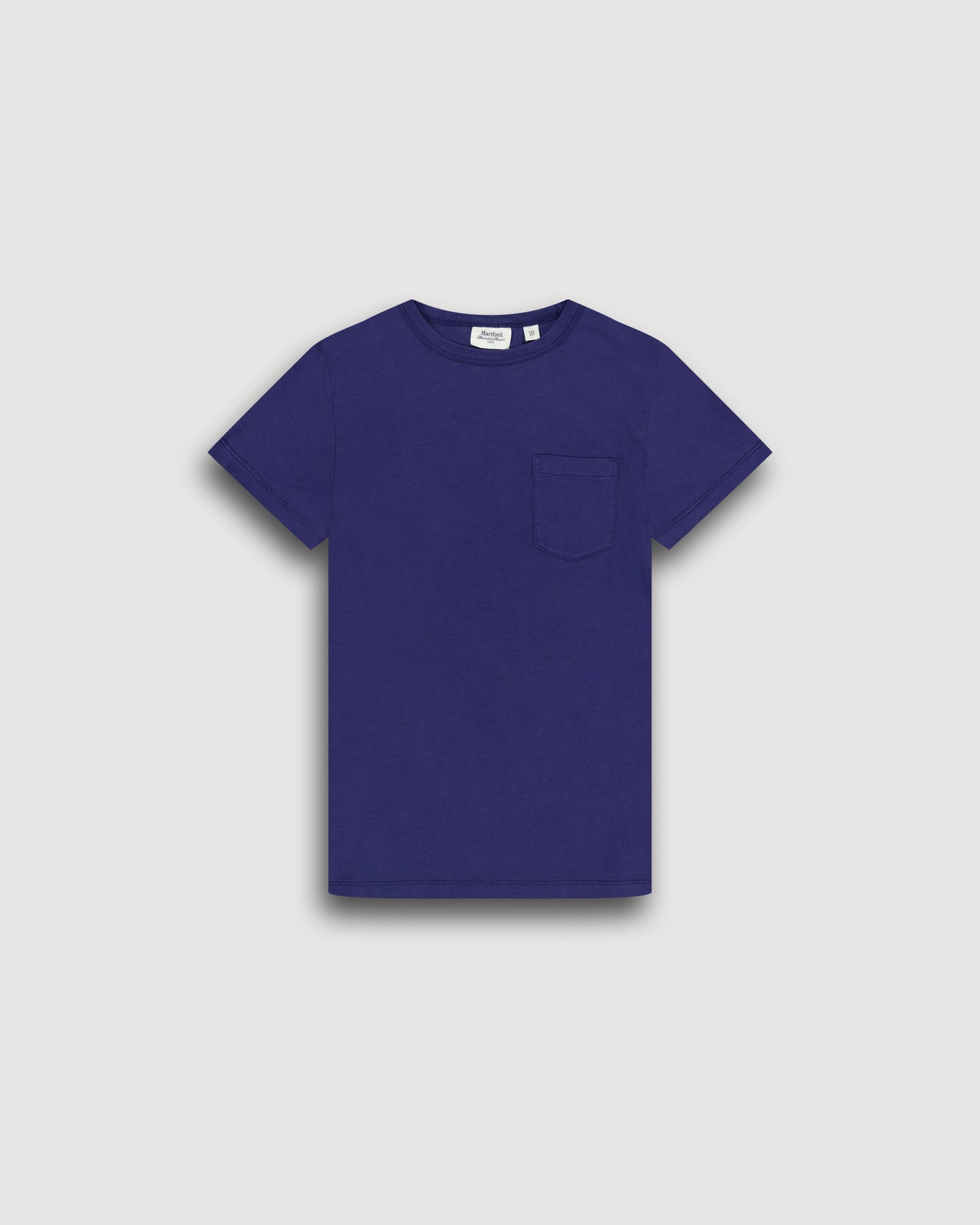 T-Shirt Garçon en Jersey De Lyocel & Coton Bleu Indigo Kid BFTAE305-05