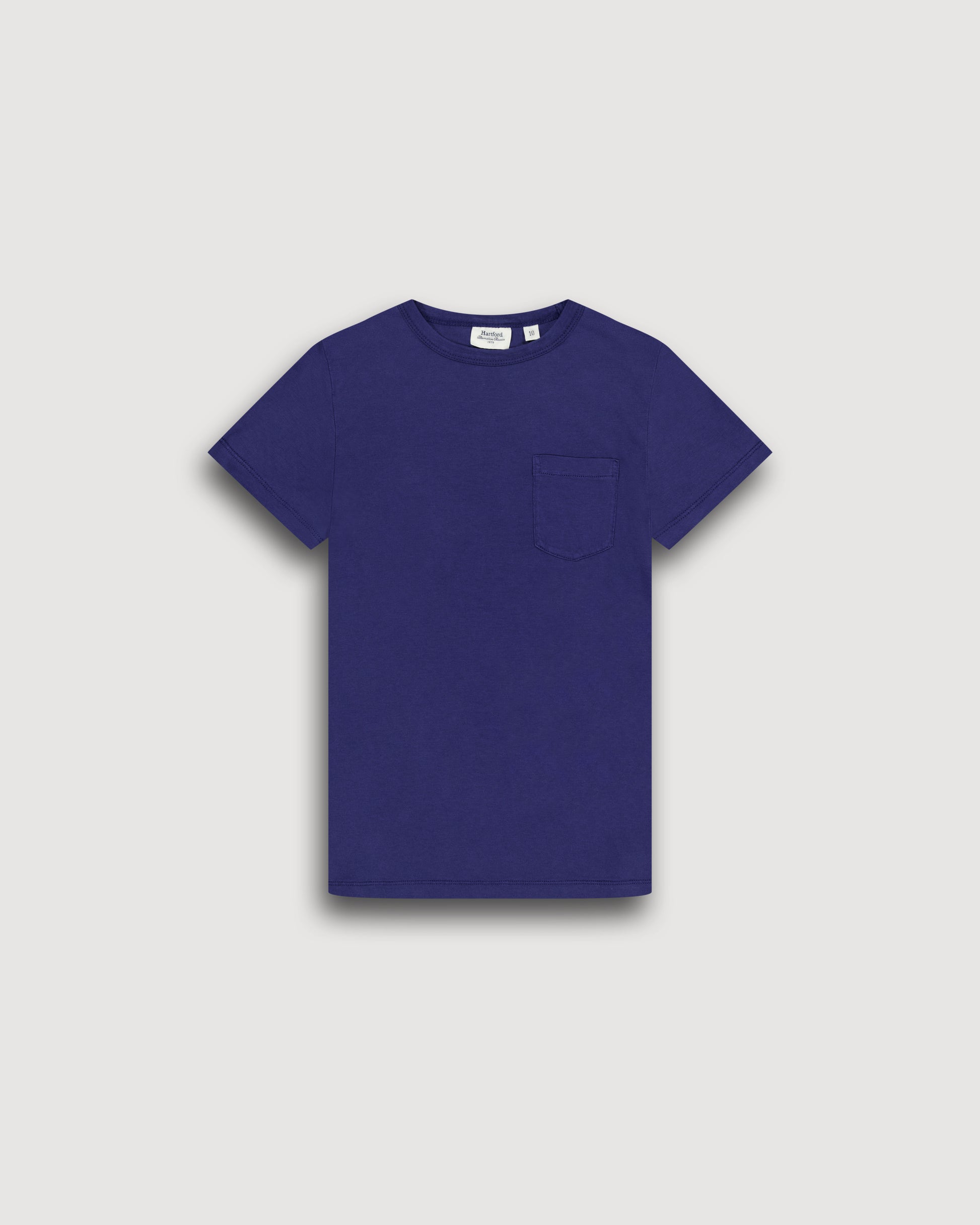 T-Shirt Garçon en Jersey De Lyocel & Coton Bleu Indigo Kid BFTAE305-05